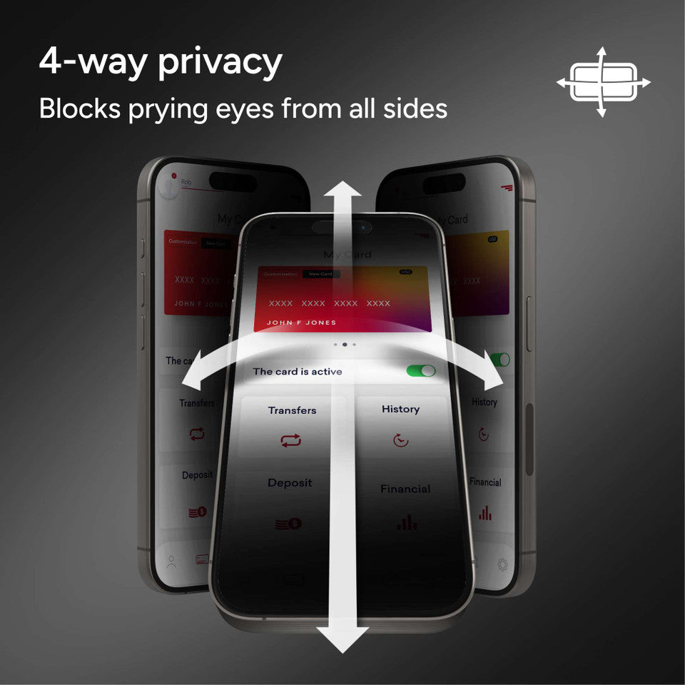 Glass 4-Way Privacy Screen Protector