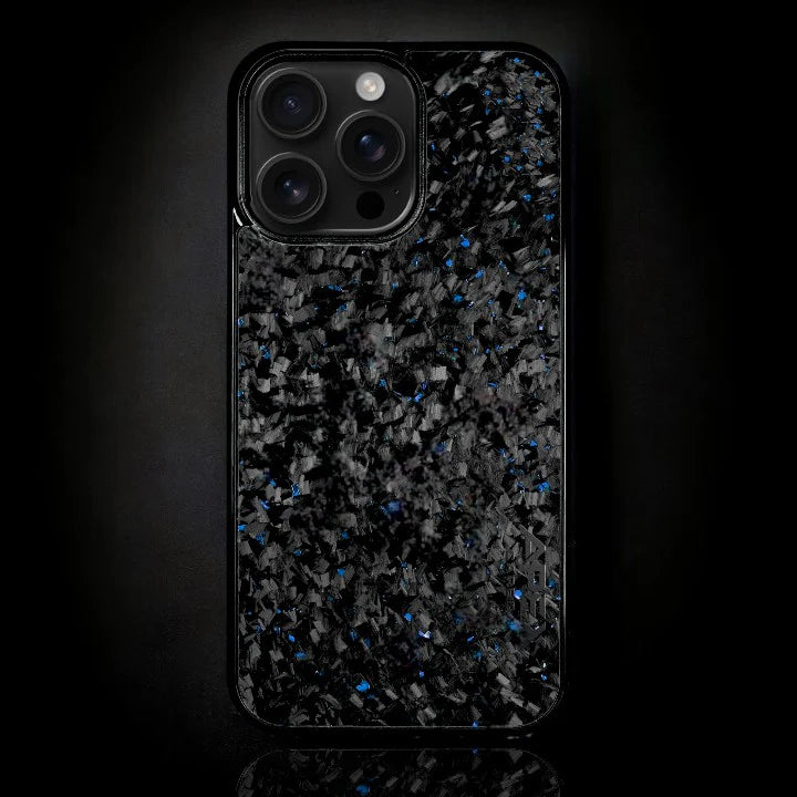 Real FORGED Carbon Fiber iPhone Case - Blue