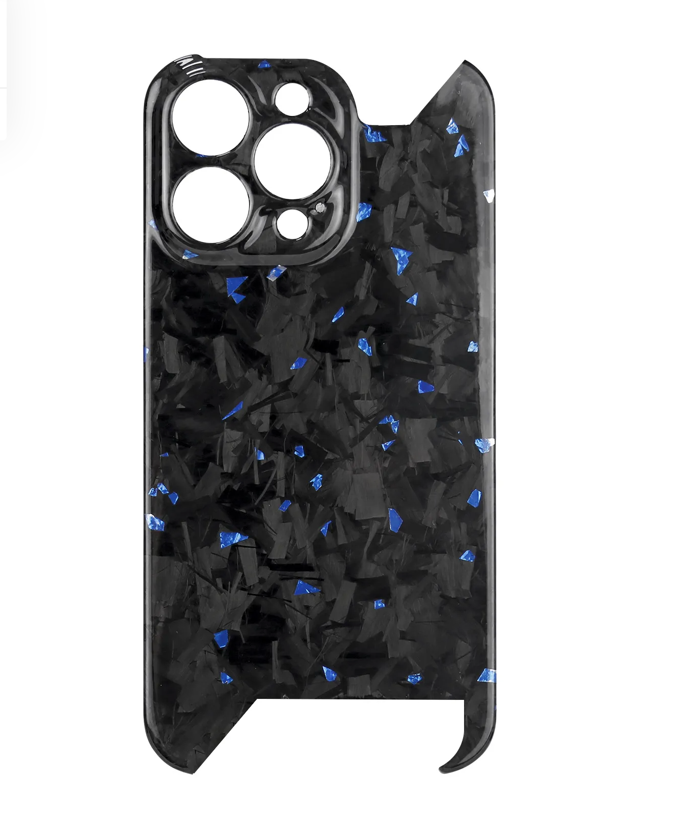 V2 Genuine Forged Carbon Fiber iPhone Case - Blue