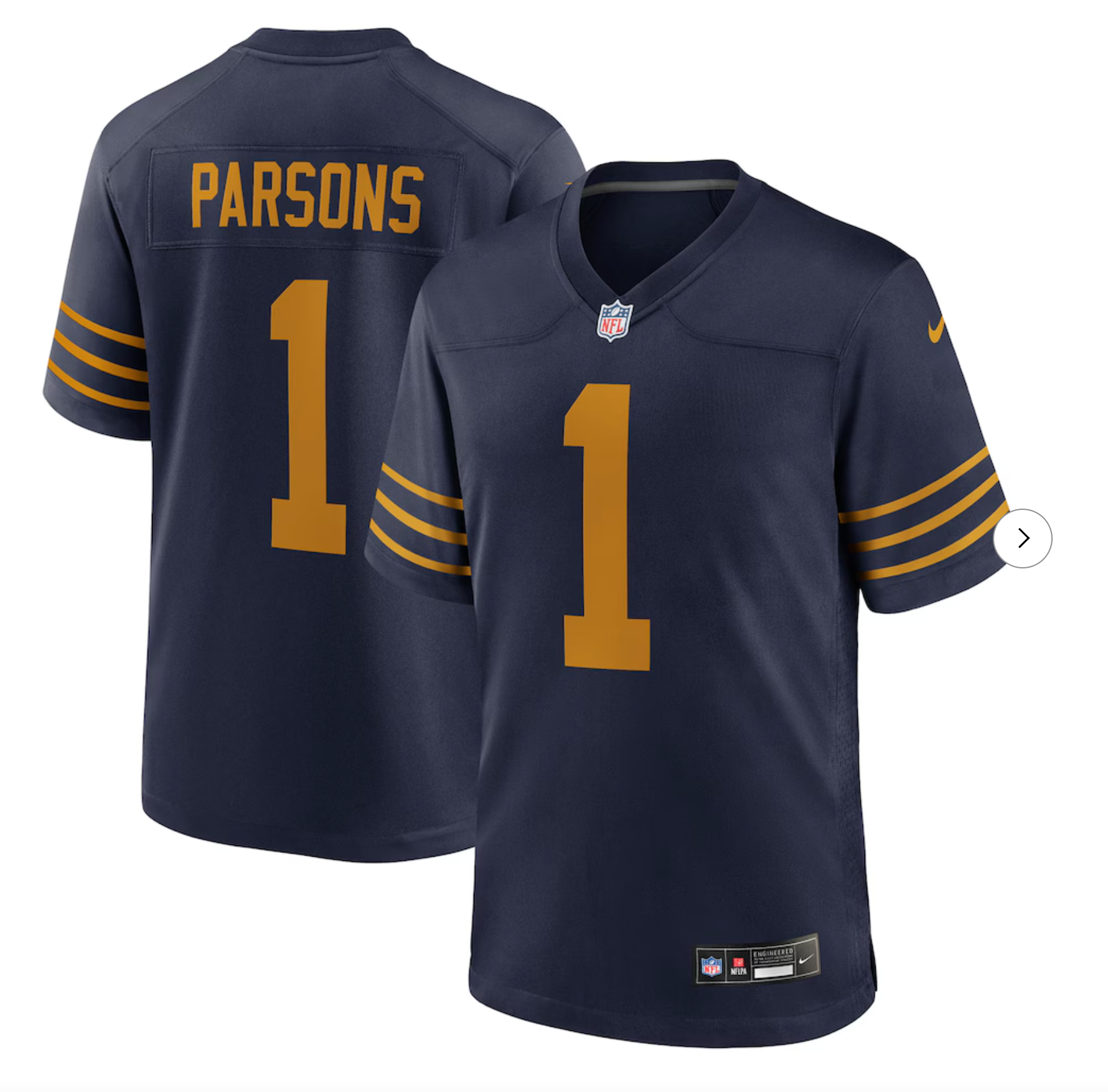 Micah Parsons Green Bay Packers Nike The 1923 Classic Game Jersey - Navy