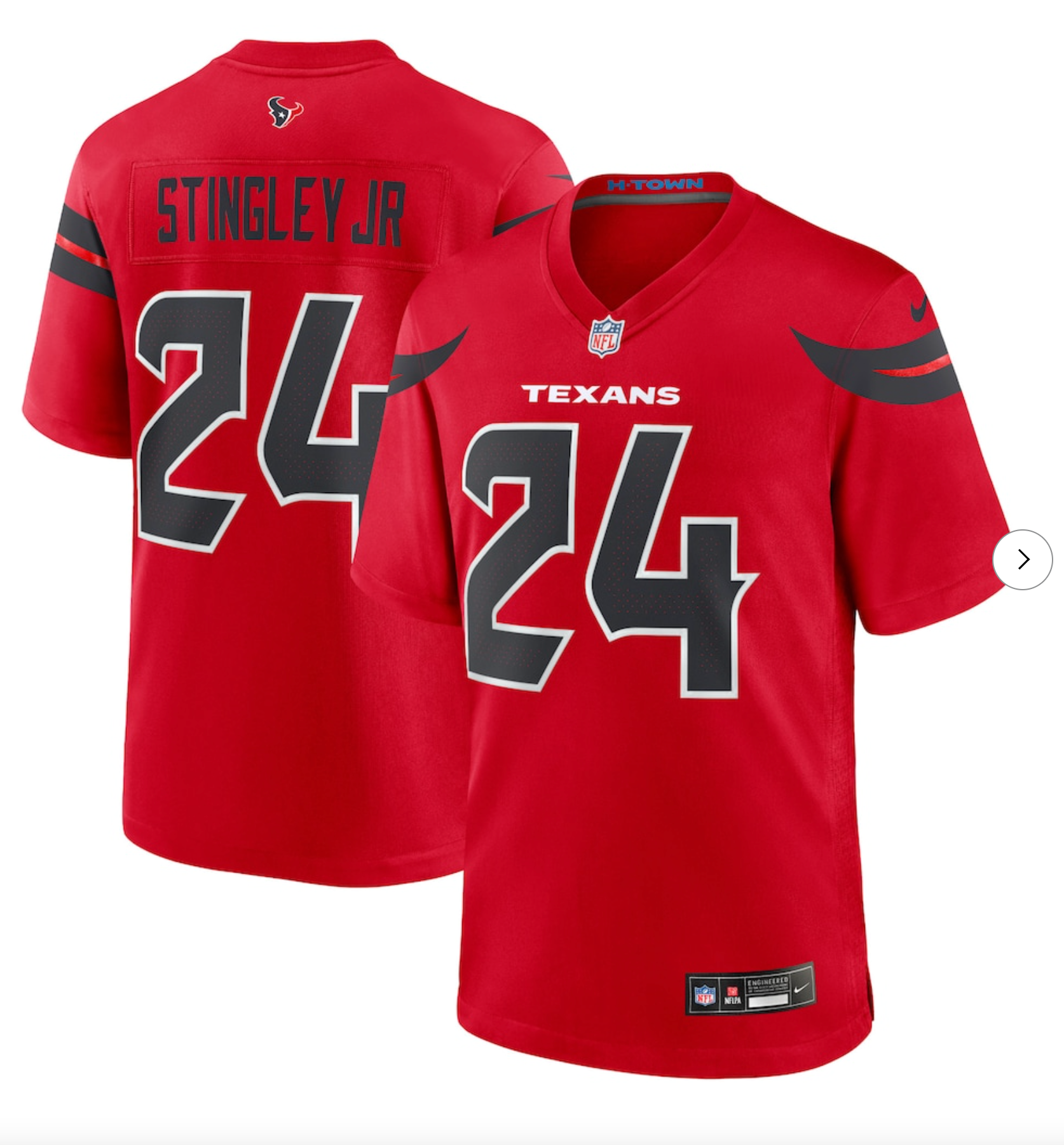 Derek Stingley Jr. Houston Texans Nike Game Jersey - Red