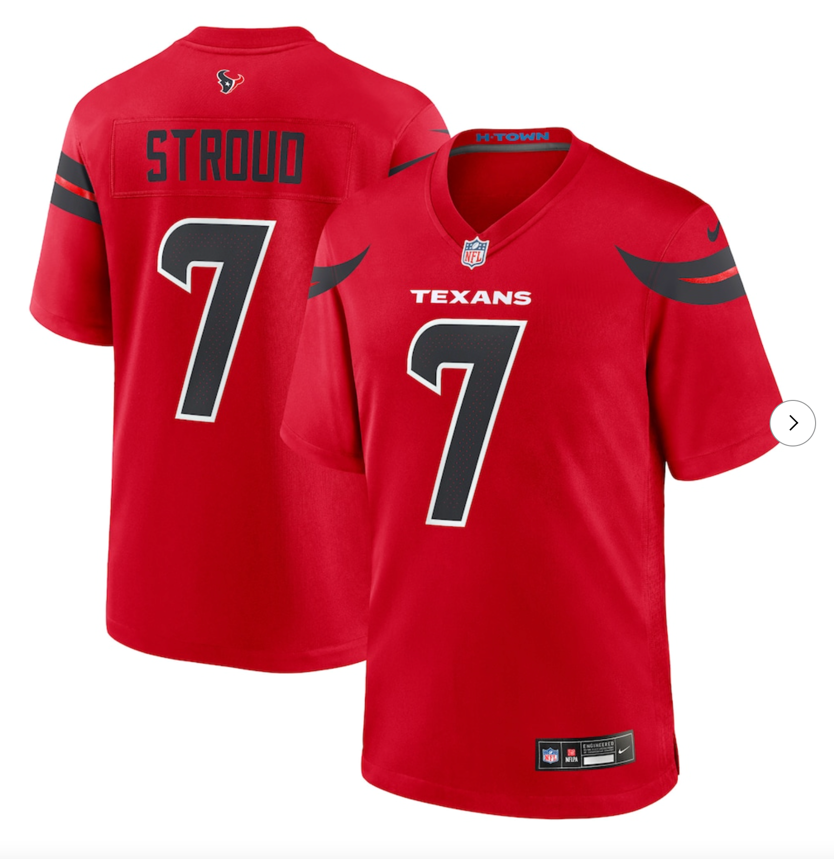 C.J. Stroud Houston Texans Nike Game Jersey - Red