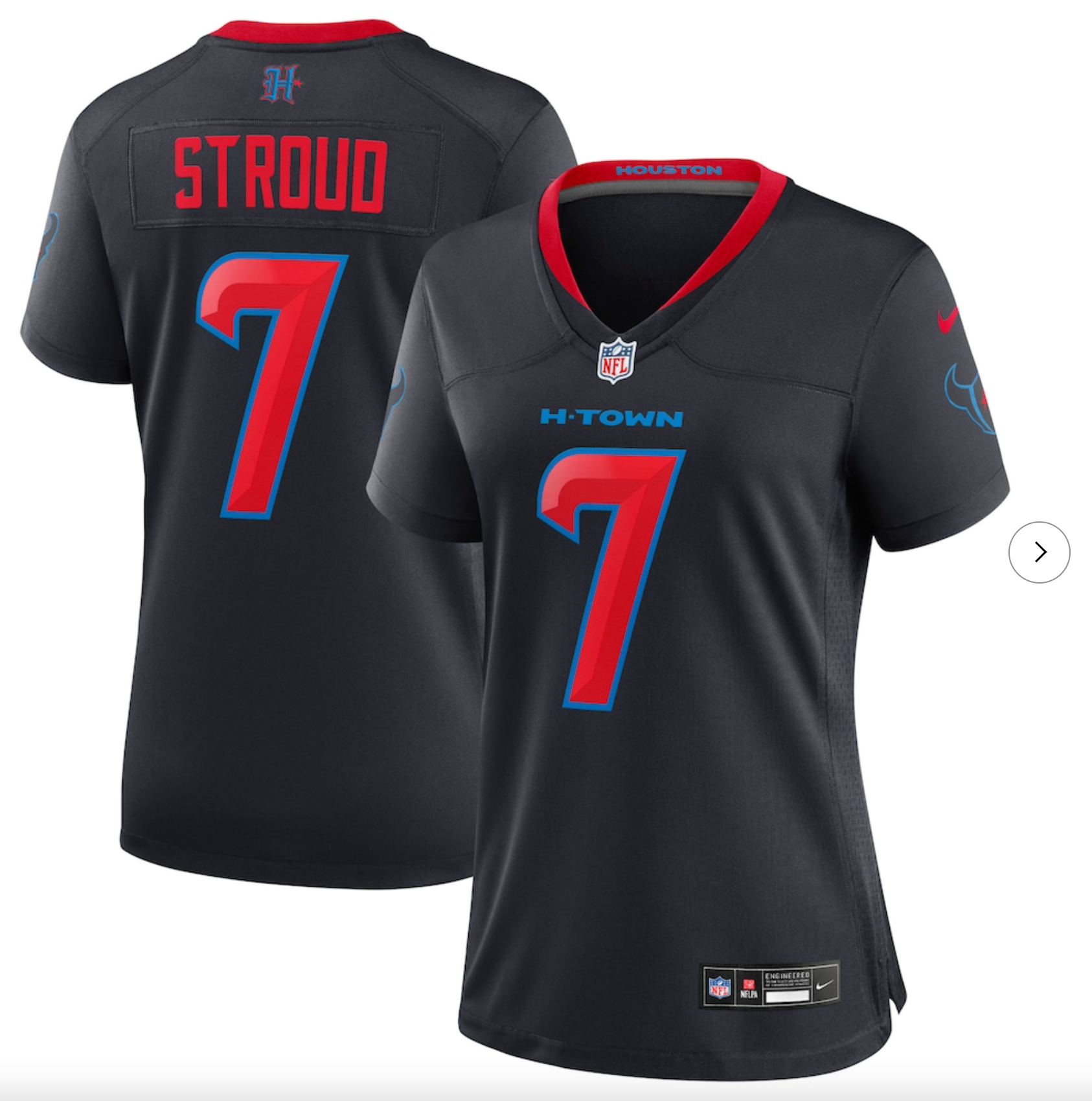 C.J. Stroud Houston Texans Nike Women's Alternate Game Jersey - Navy