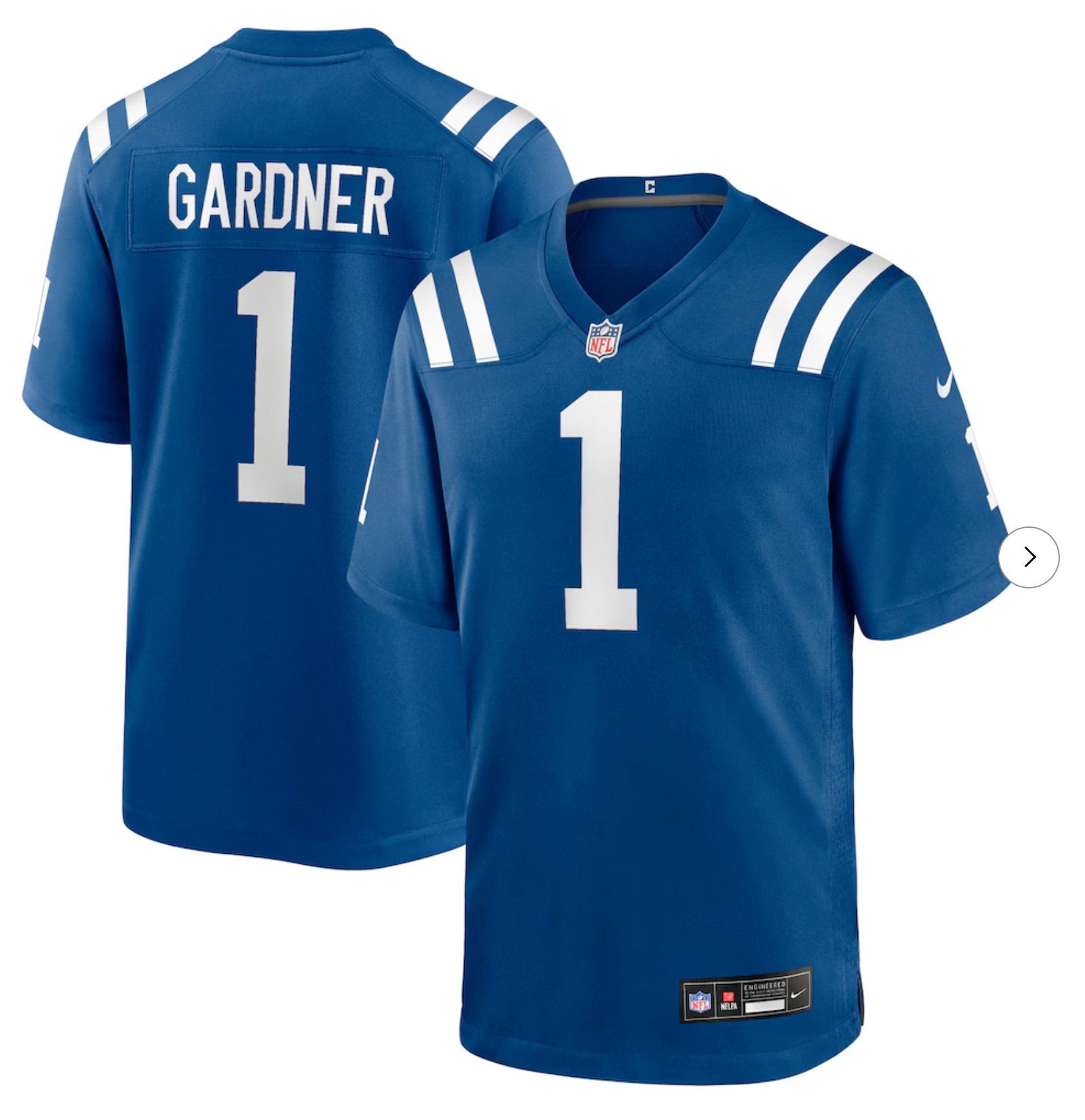 Ahmad Sauce Gardner Indianapolis Colts Nike Team Game Jersey - Royal