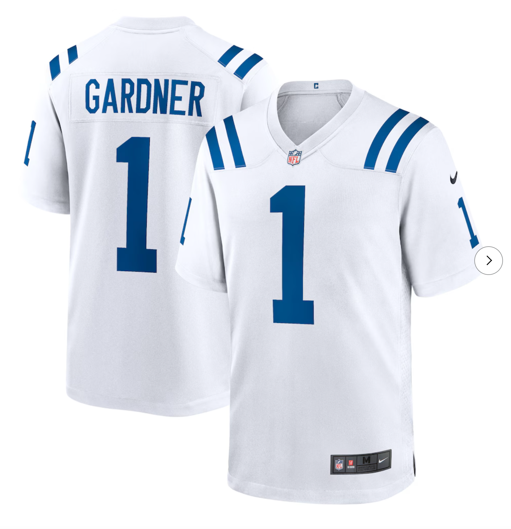 Ahmad Sauce Gardner Indianapolis Colts Nike Game Jersey - White