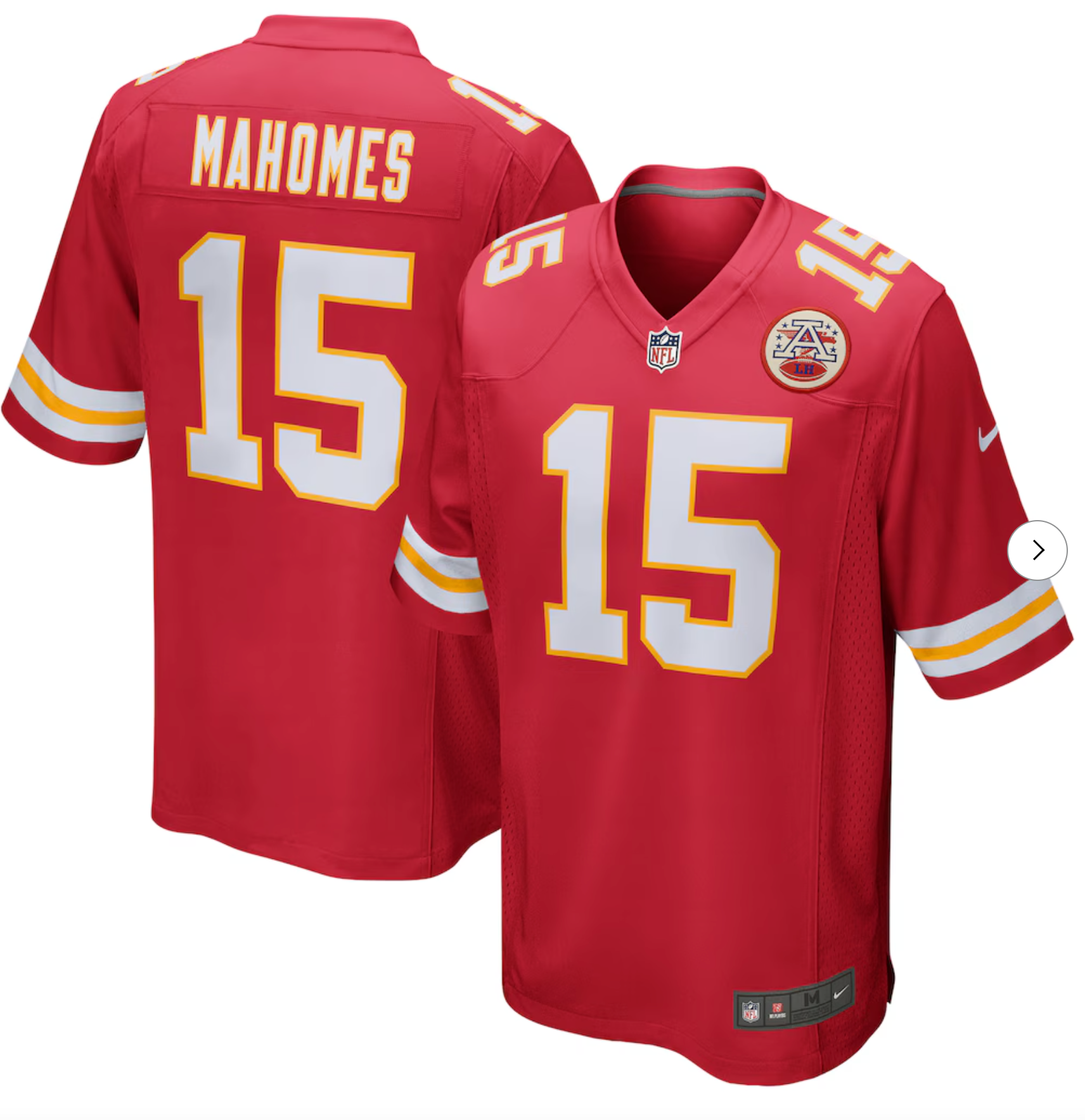 Patrick Mahomes Kansas City Chiefs Nike Game Jersey - Red