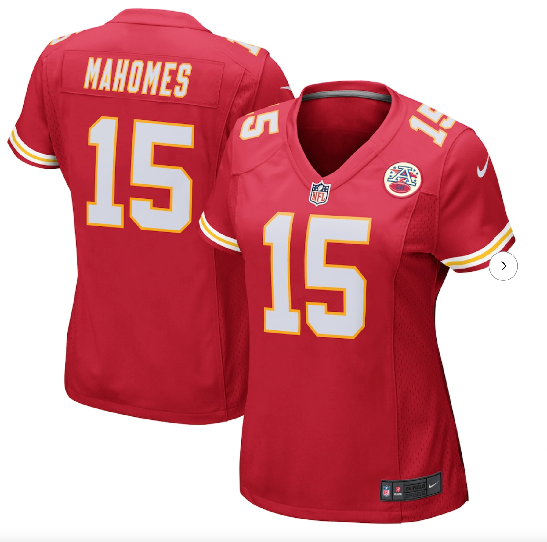 Patrick Mahomes Kansas City Chiefs Nike Women's Game Jersey - Red