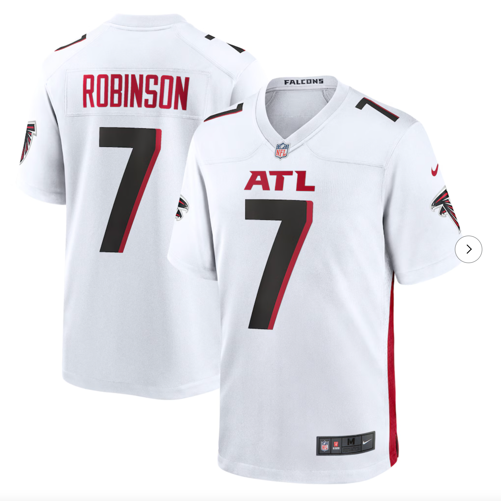 Bijan Robinson Atlanta Falcons Nike Game Jersey - White