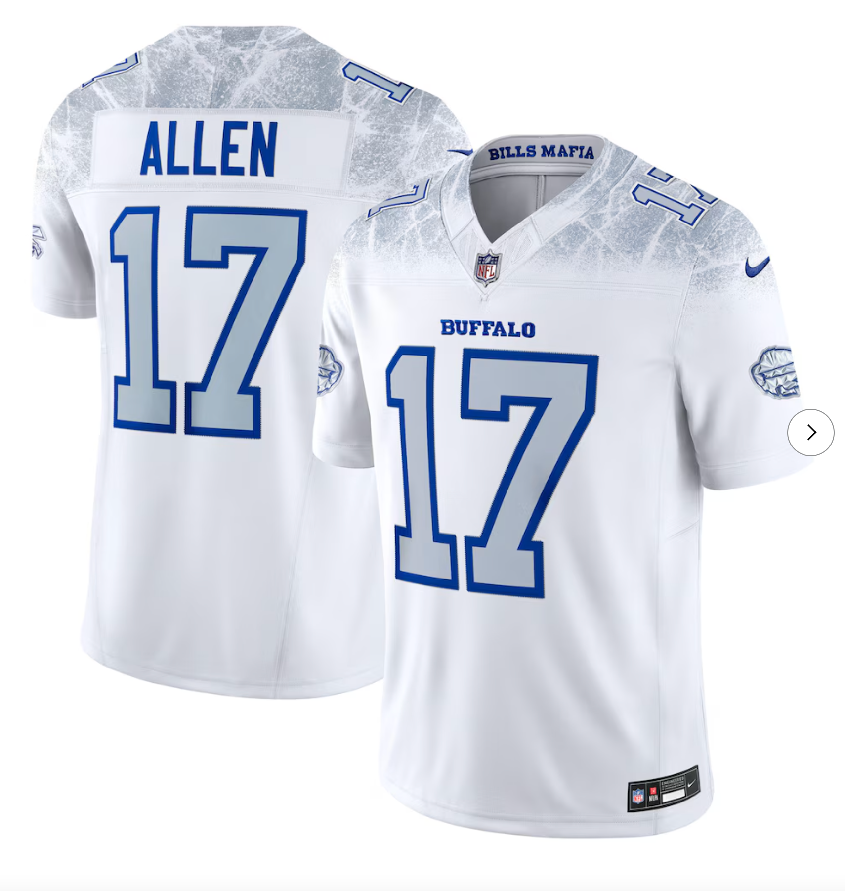 Josh Allen Buffalo Bills Nike 2025 Rivalries Collection Limited Jersey - White