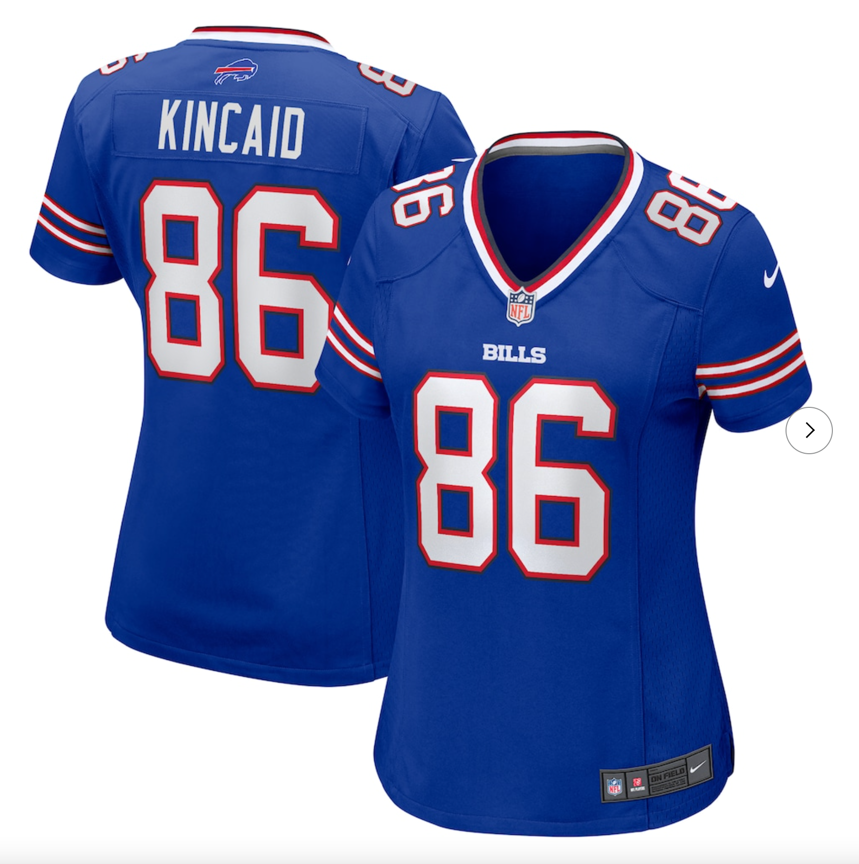 Dalton Kincaid Buffalo Bills Nike Women's Home Game Jersey - Royal