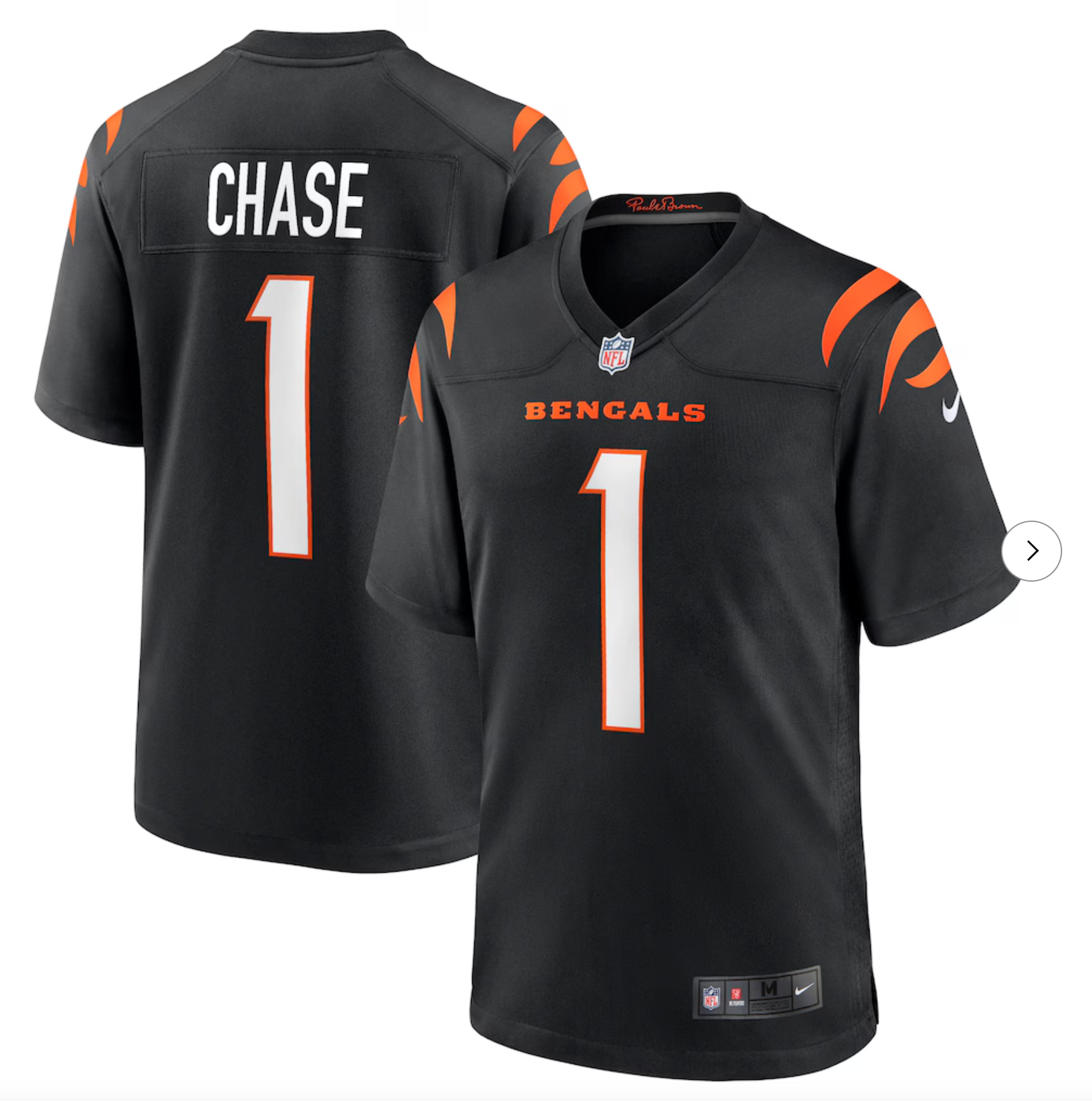 Ja'Marr Chase Cincinnati Bengals Nike Game Jersey - Black