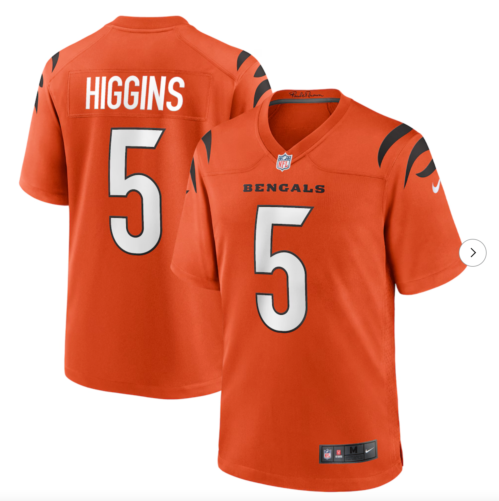 Tee Higgins Cincinnati Bengals Nike Game Player Jersey - Black