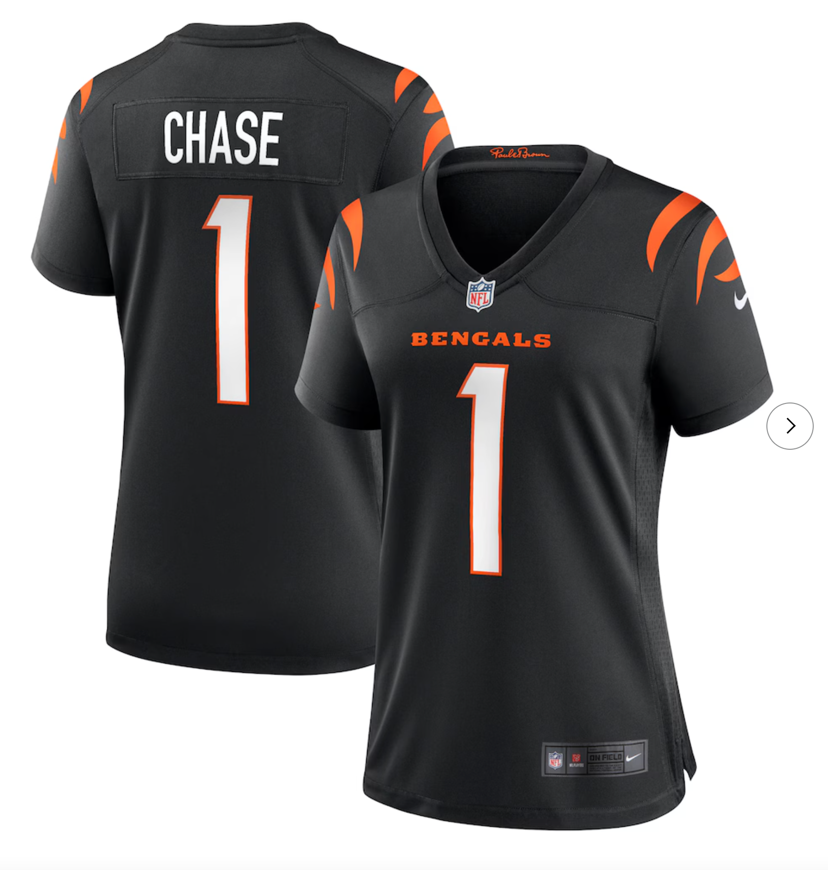 Ja'Marr Chase Cincinnati Bengals Nike Women's Game Jersey - Black