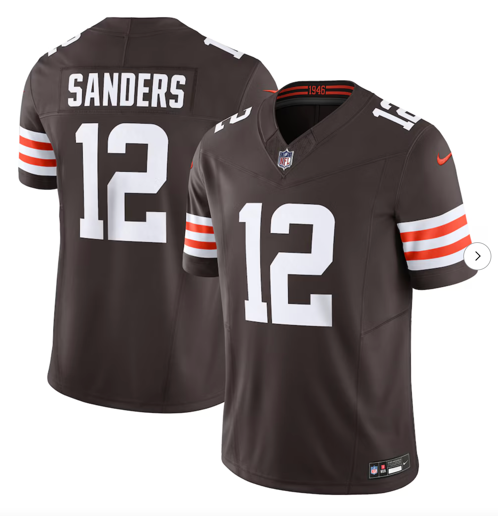 Shedeur Sanders Cleveland Browns Nike Team Vapor F.U.S.E. Limited Jersey - Brown