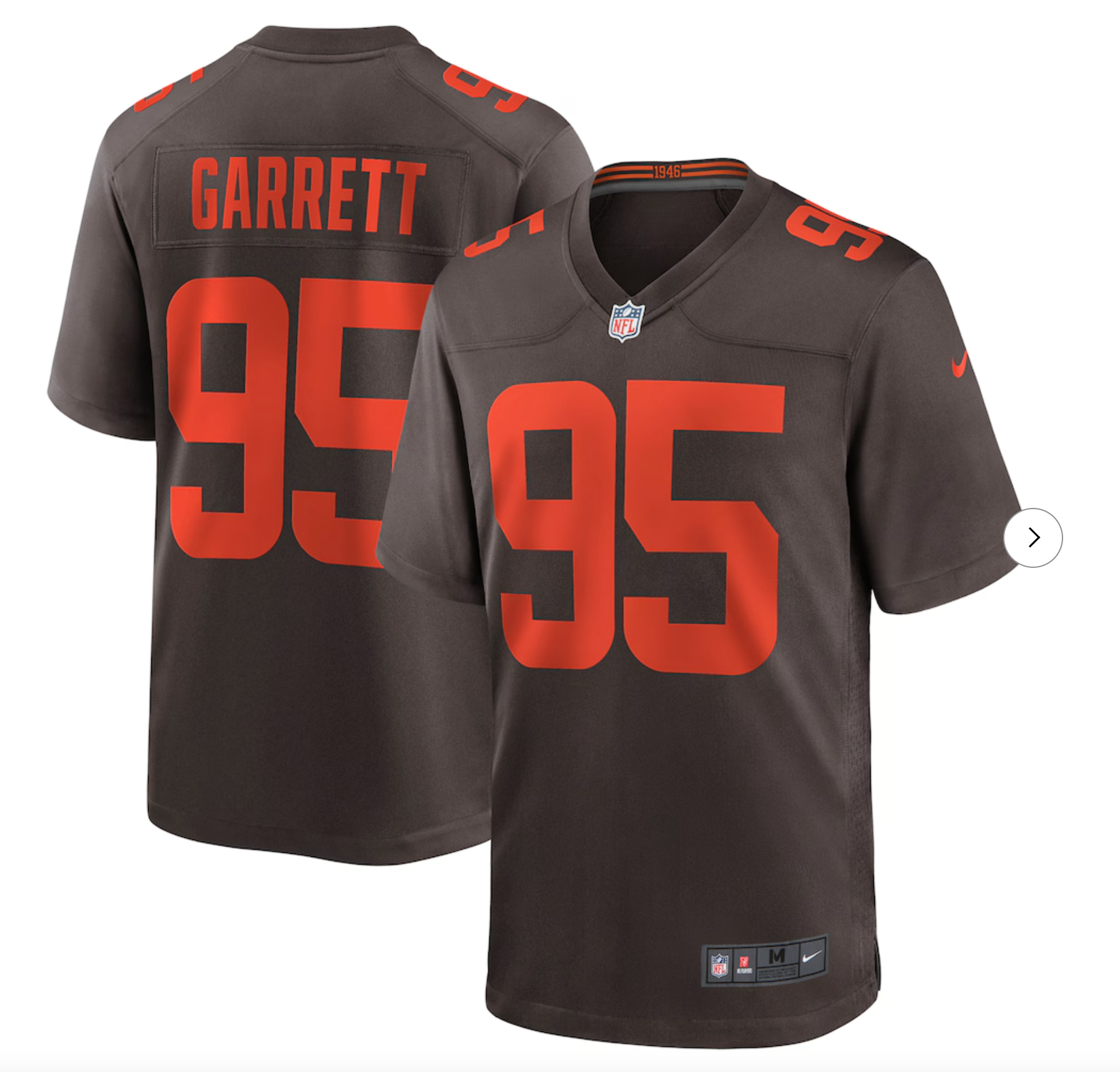 Myles Garrett Cleveland Browns Nike Alpha Dawg Game Jersey - Brown