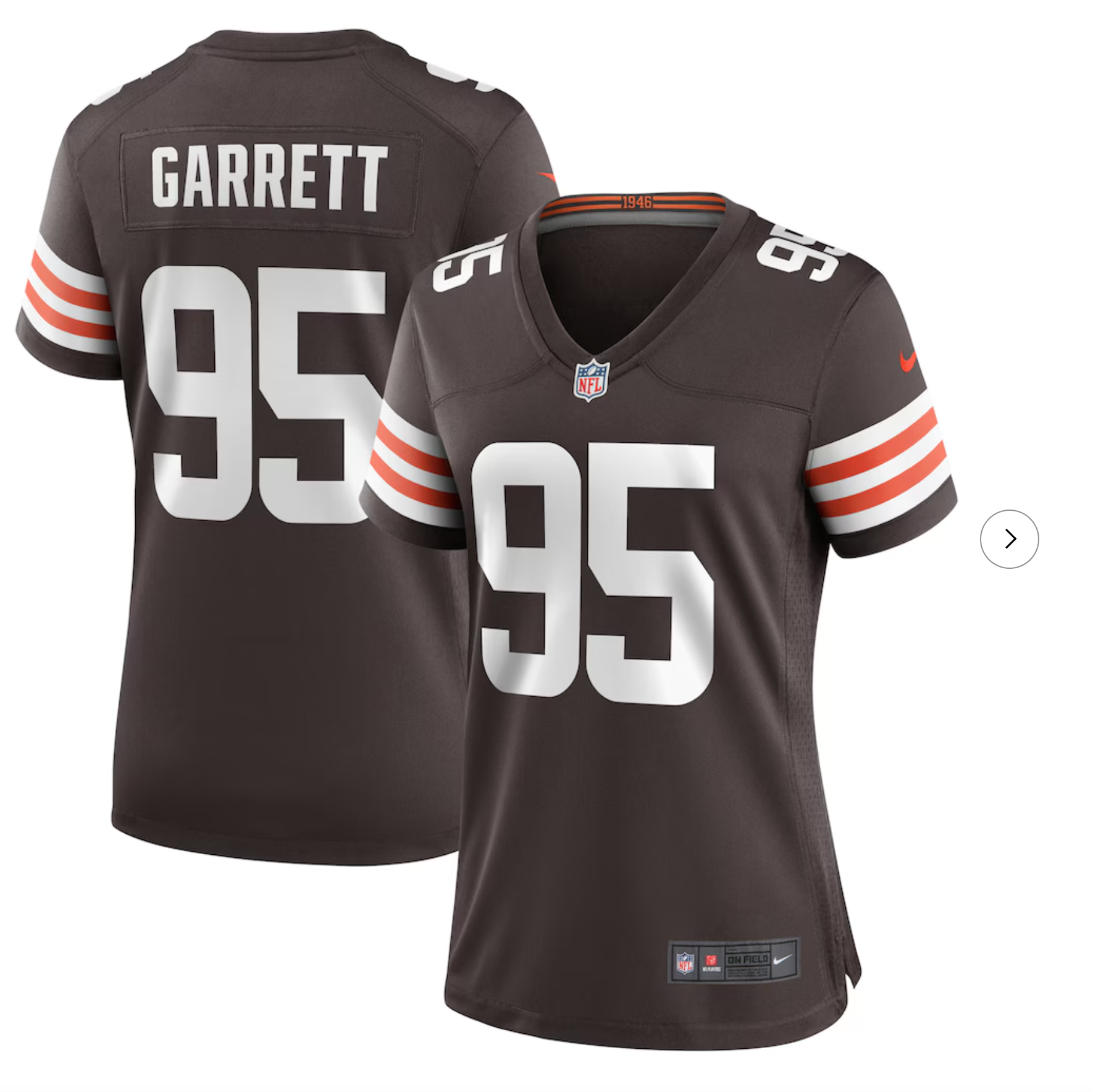 Myles Garrett Cleveland Browns Nike Women's Player Game Jersey - Brown