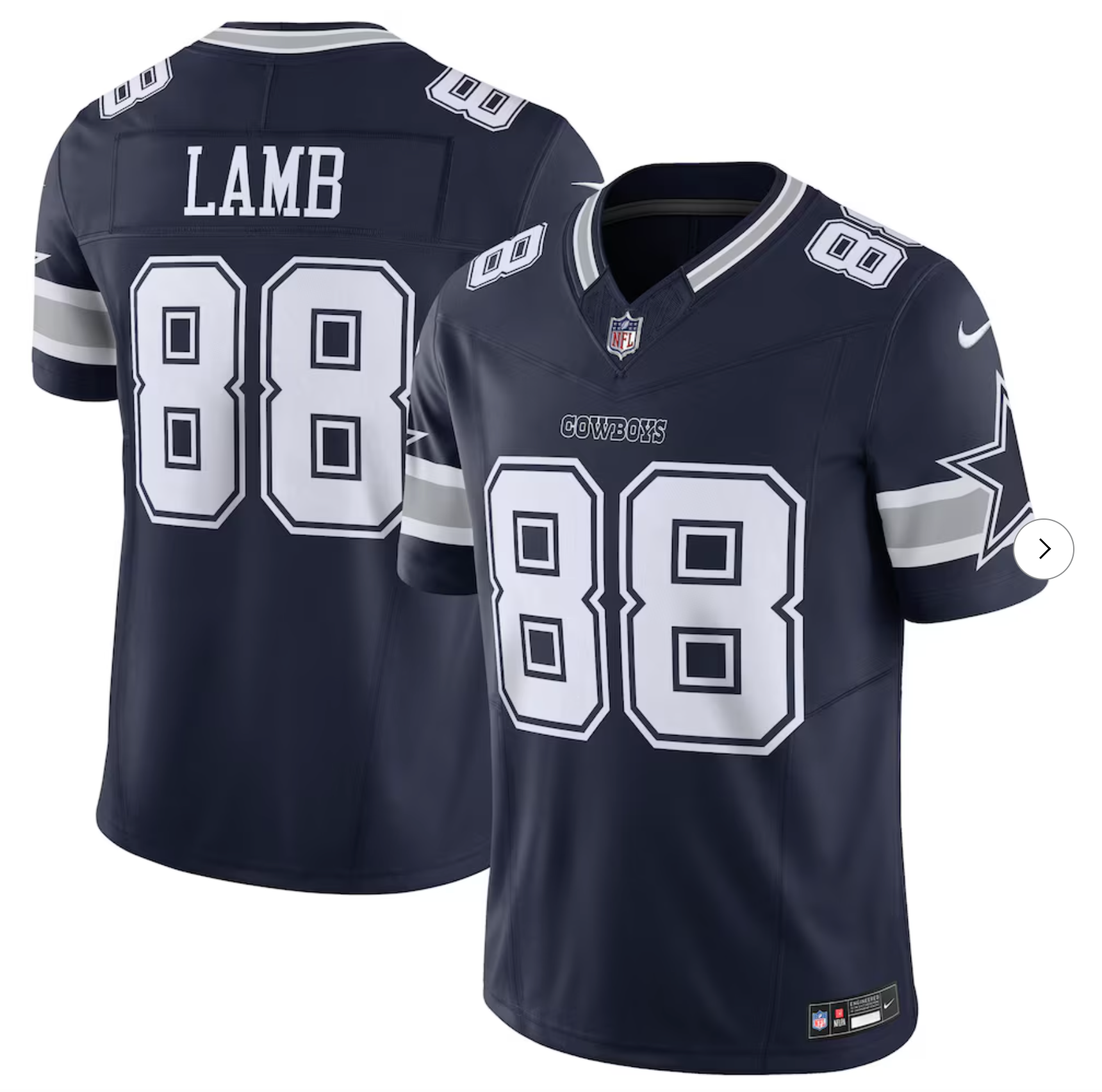 CeeDee Lamb Dallas Cowboys Nike Vapor F.U.S.E. Limited Jersey - Navy