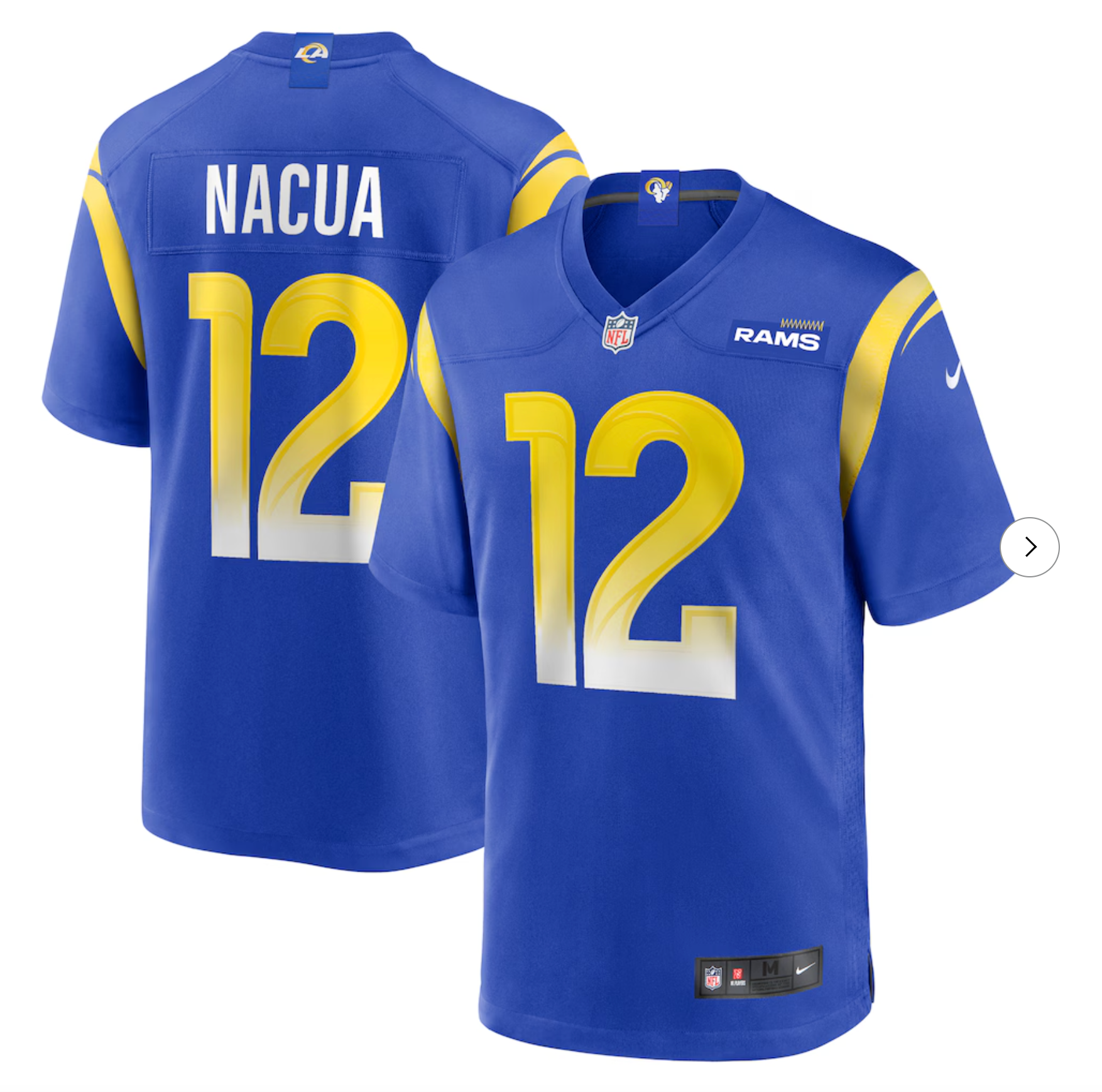 Puka Nacua Los Angeles Rams Nike Game Player Jersey - Royal