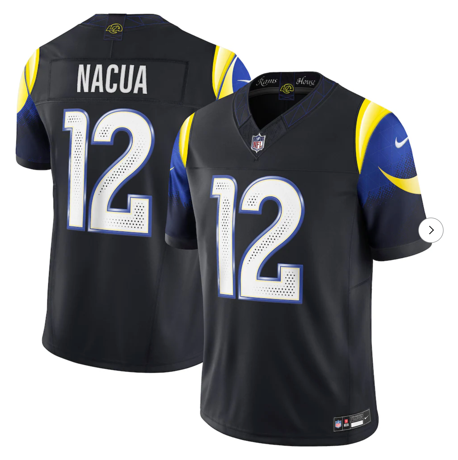 Puka Nacua Los Angeles Rams Nike 2025 Rivalries Collection Limited Jersey - Midnight Blue