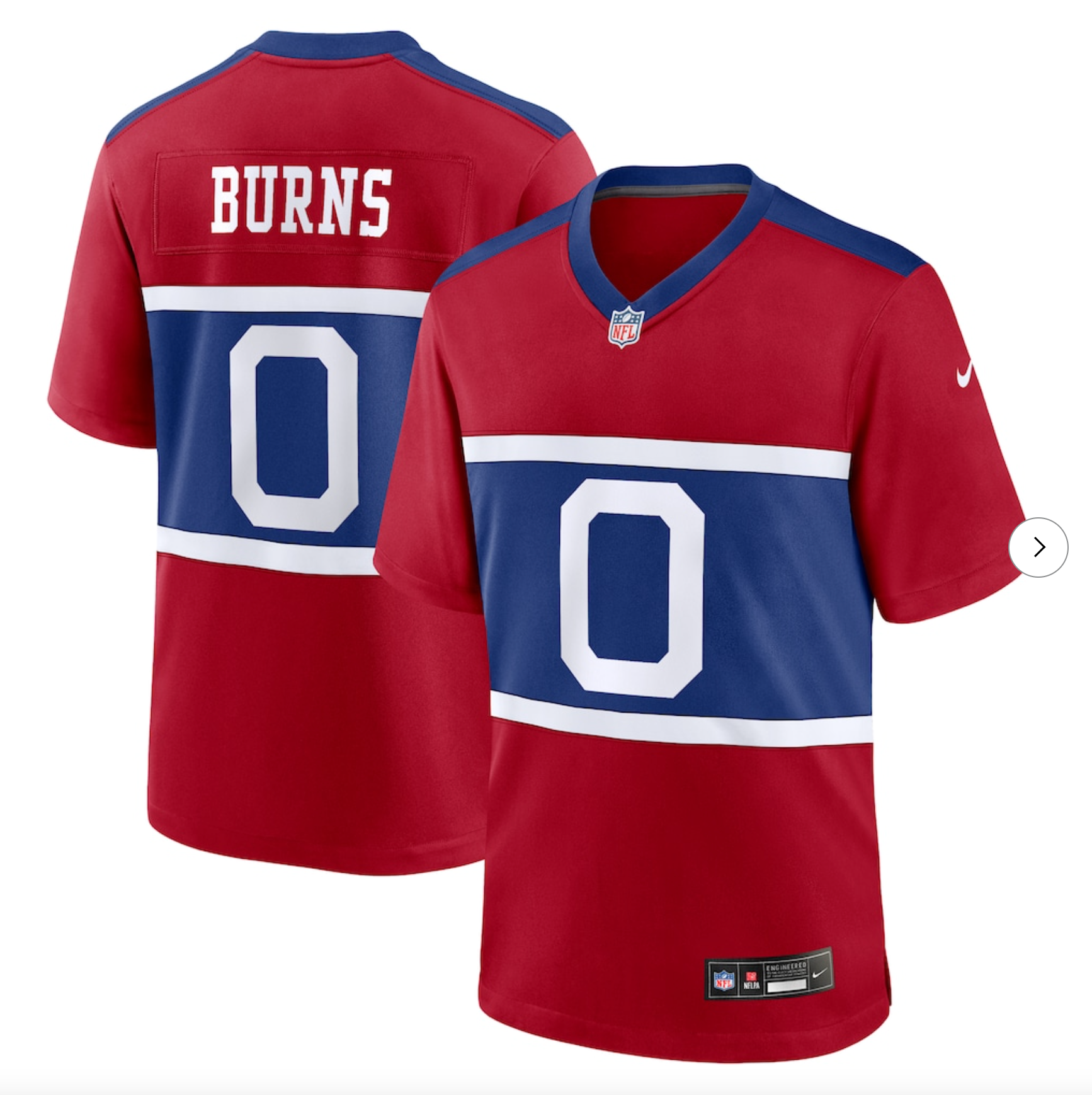 Brian Burns New York Giants Nike Alternate Game Jersey - Century Red