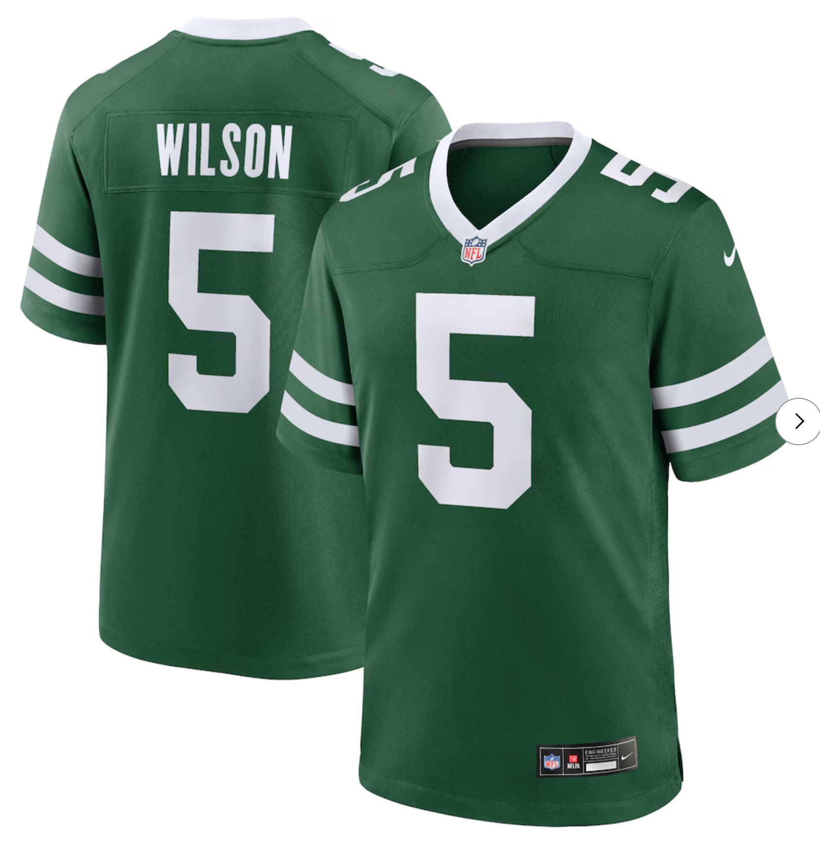 Garrett Wilson New York Jets Nike Game Jersey - Legacy Green