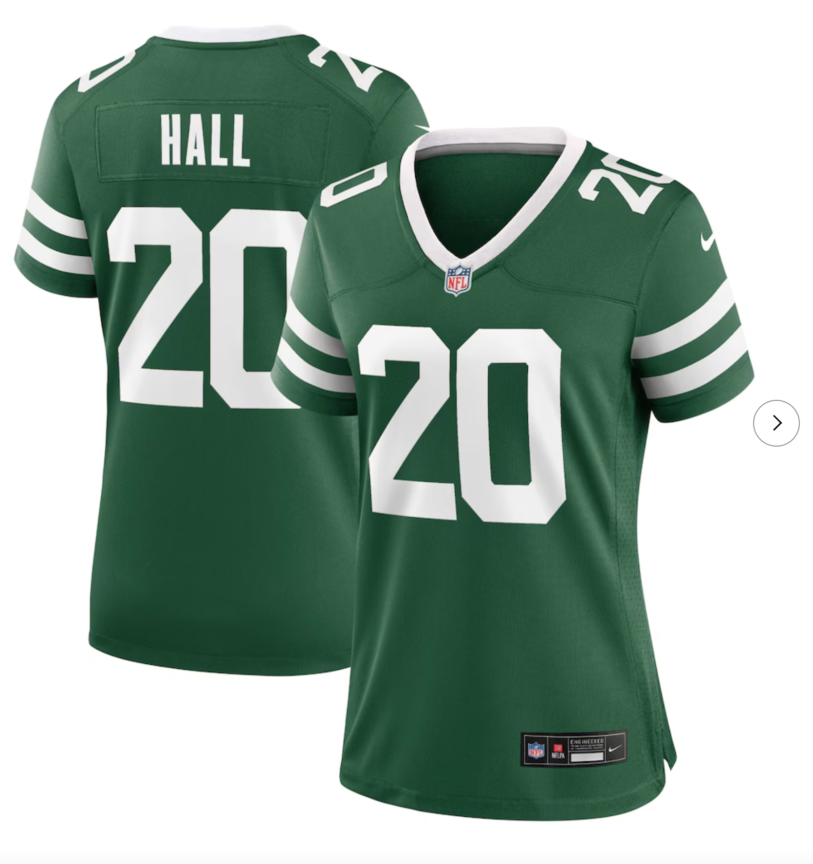 Breece Hall New York Jets Nike Women's Game Jersey - Legacy Green