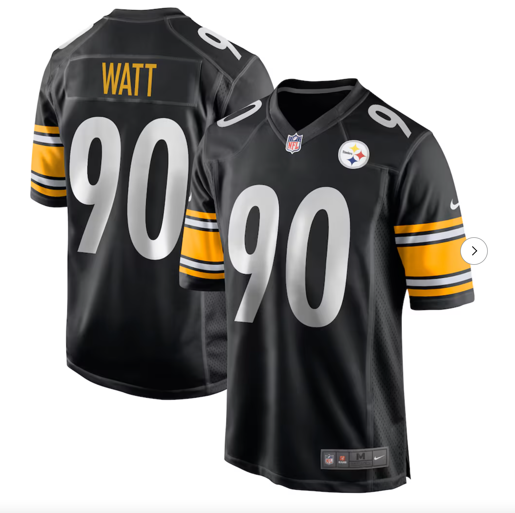 T.J. Watt Pittsburgh Steelers Nike Game Jersey - Black