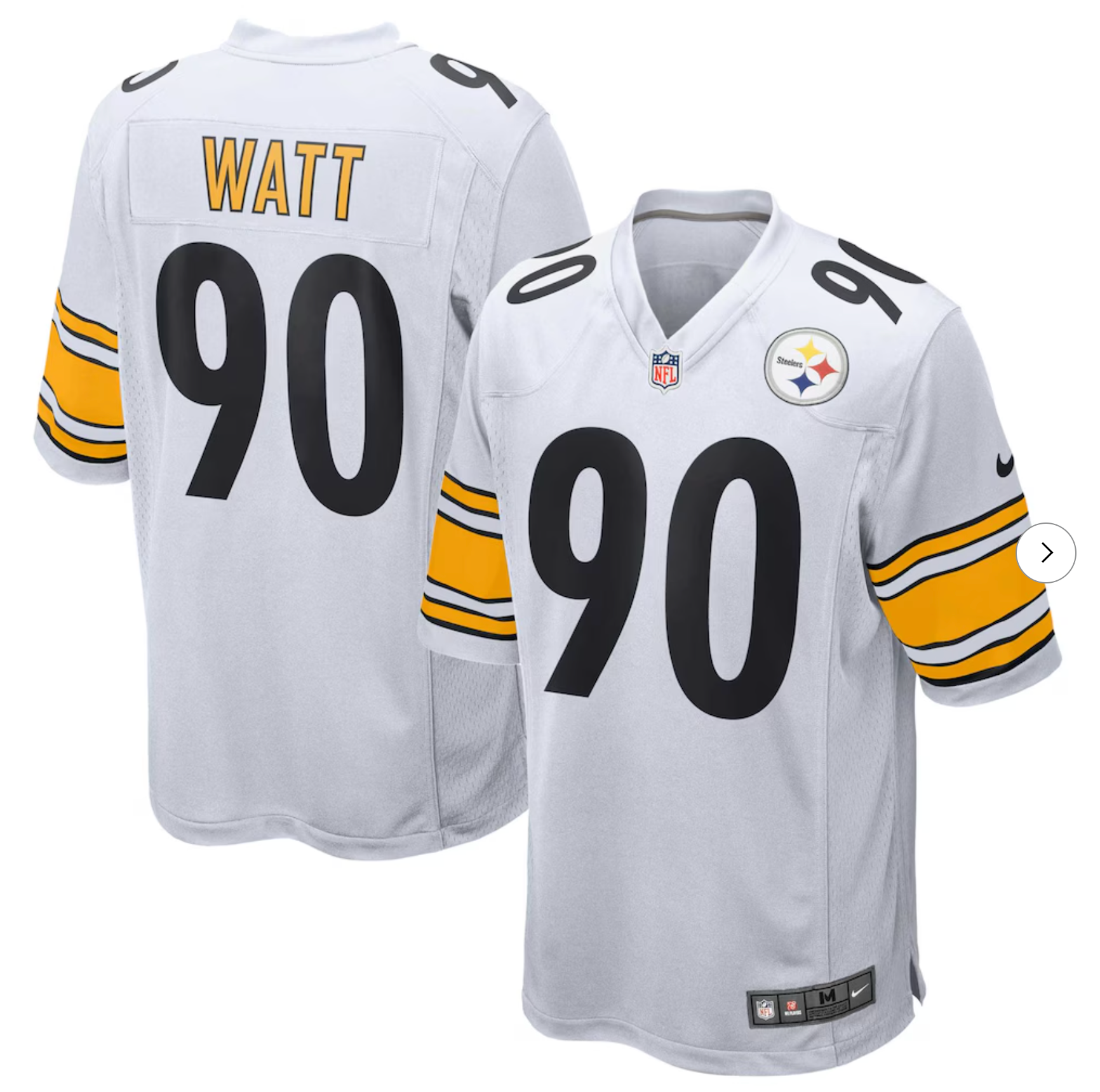 T.J. Watt Pittsburgh Steelers Nike Game Jersey - White