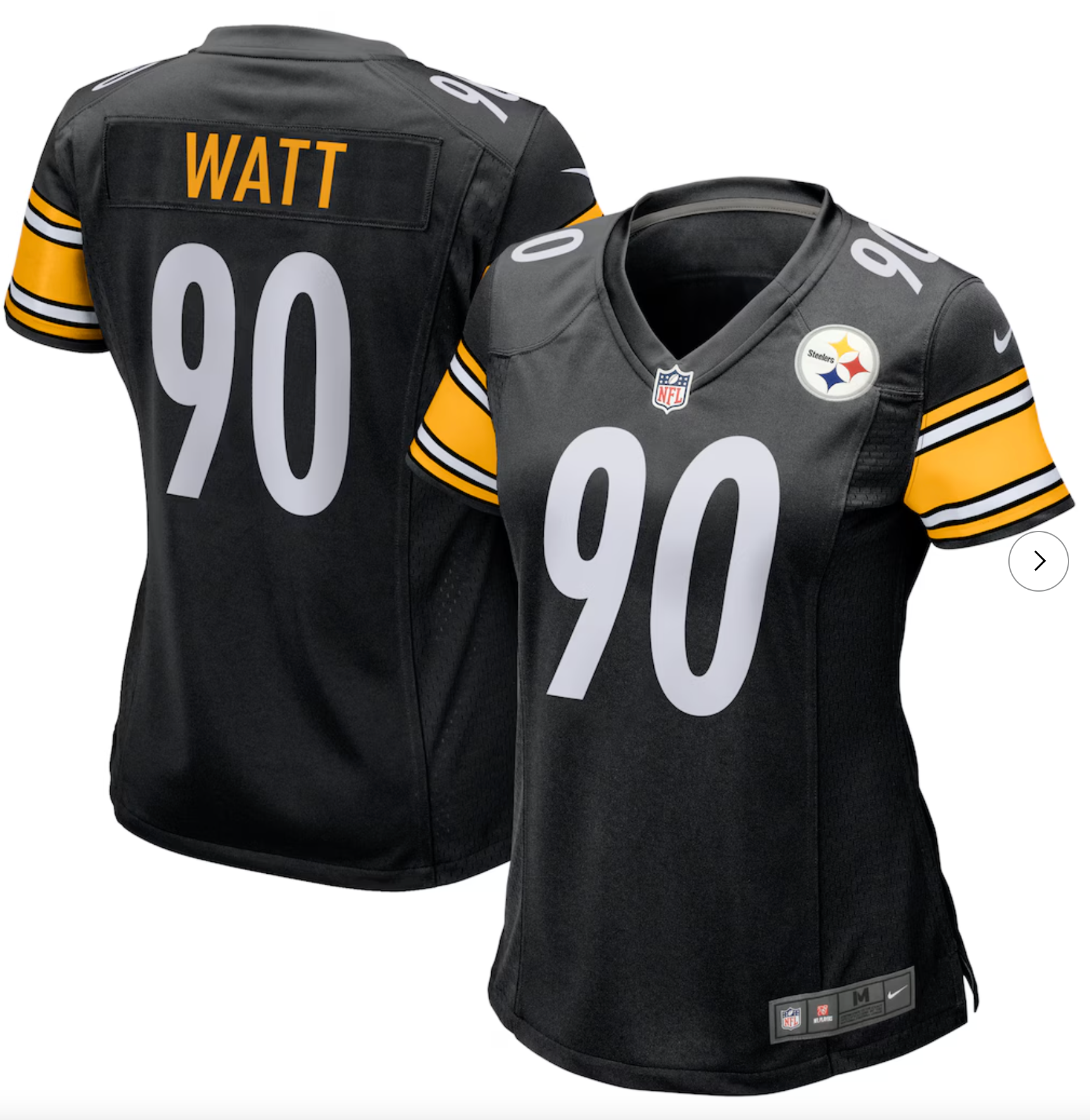 T.J. Watt Pittsburgh Steelers Nike Women's Game Jersey - Black