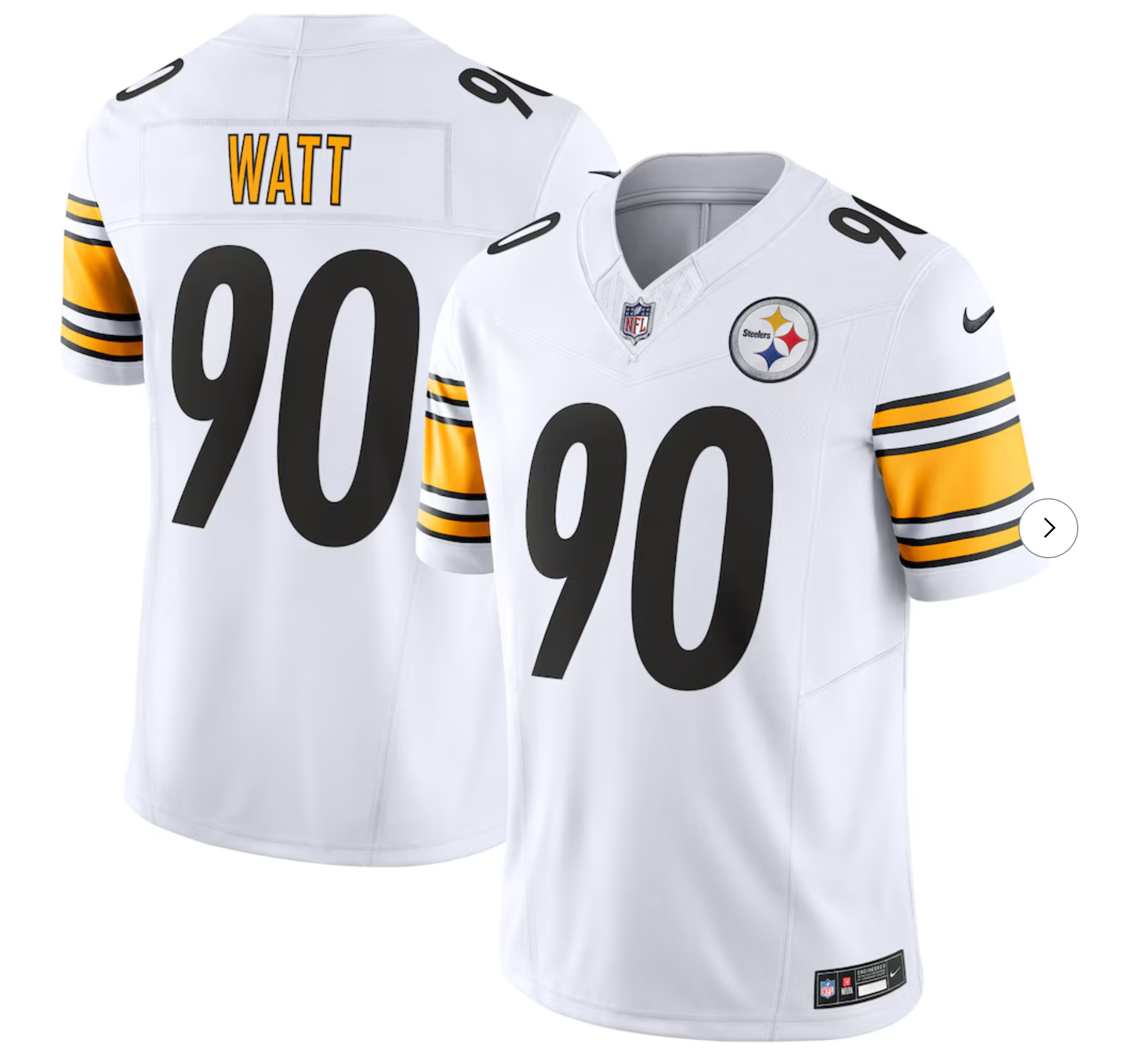 T.J. Watt Pittsburgh Steelers Nike Vapor F.U.S.E. Limited Jersey - White