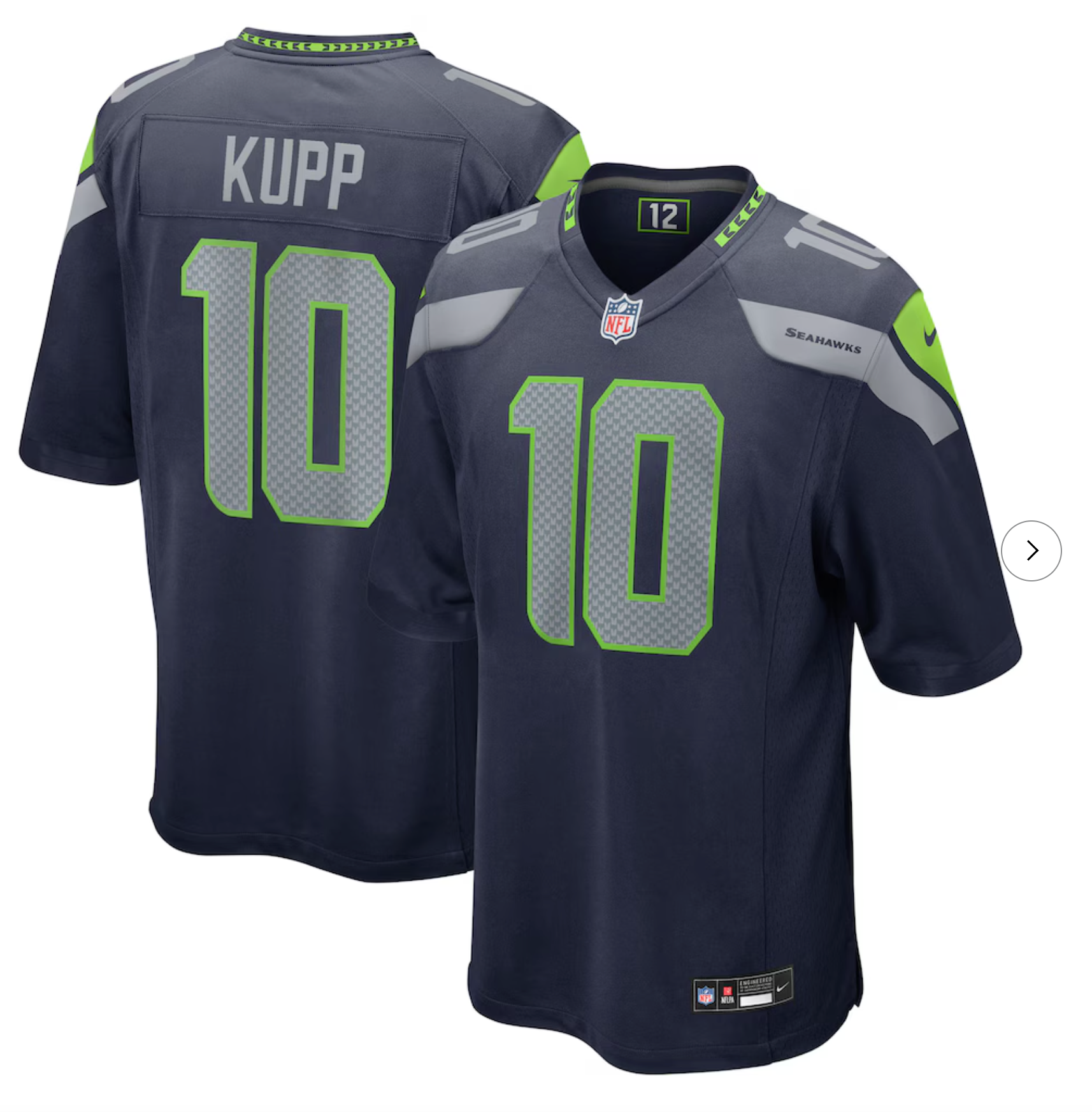 Cooper Kupp Seattle Seahawks Nike Team Game Jersey - College Navy