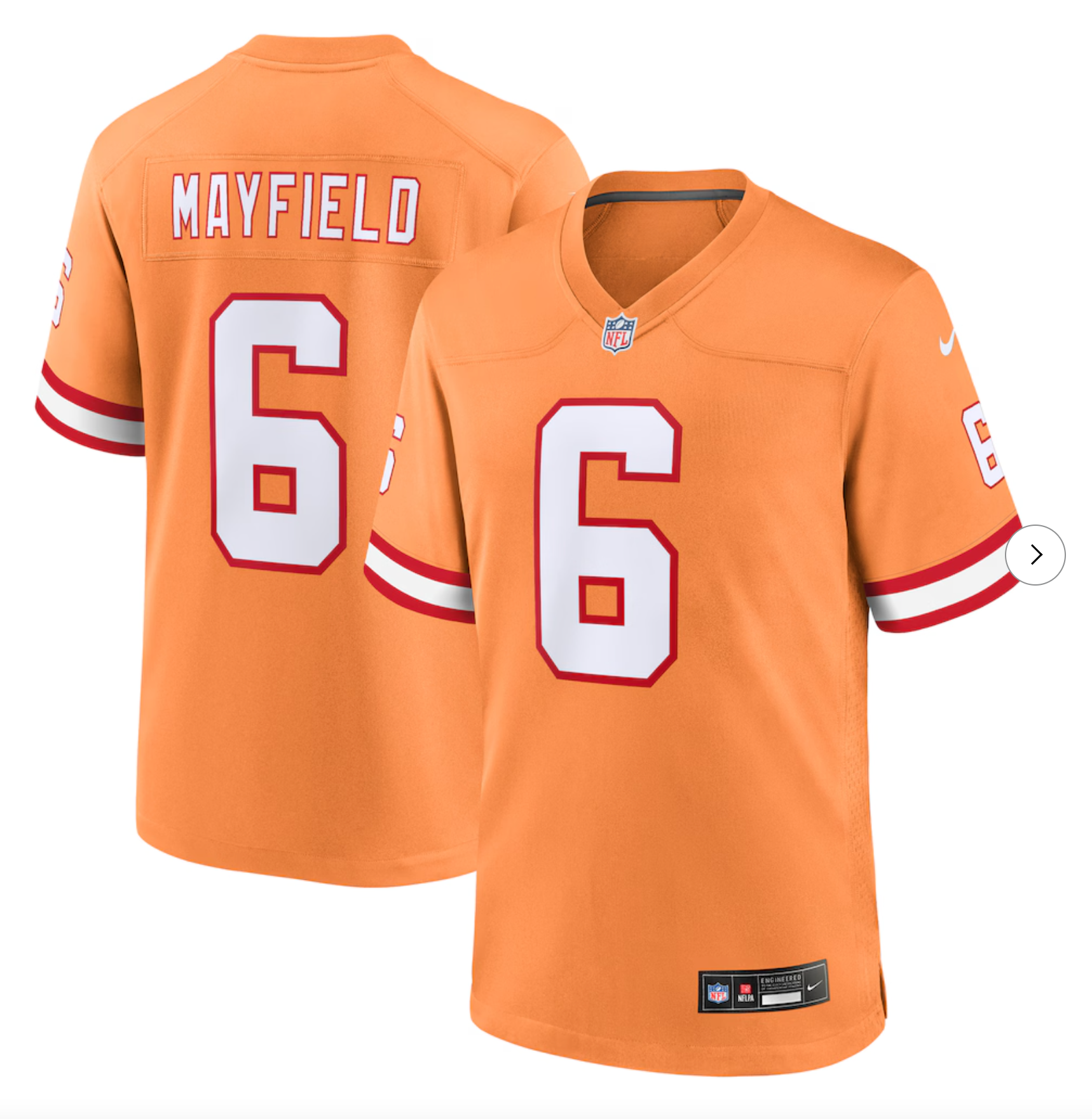 Baker Mayfield Tampa Bay Buccaneers Nike Away Game Jersey - White