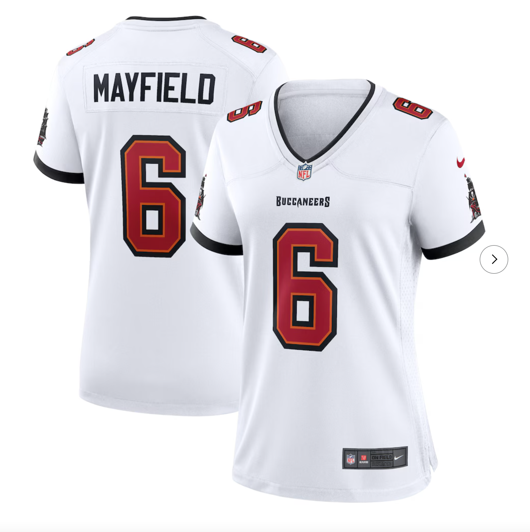 Baker Mayfield Tampa Bay Buccaneers Nike Women's Away Game Jersey - White