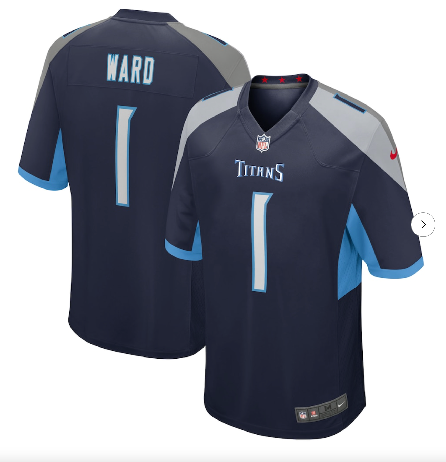 Cameron Ward Tennessee Titans Nike 2025 NFL Draft First Round Pick Alternate Game Jersey - Navy