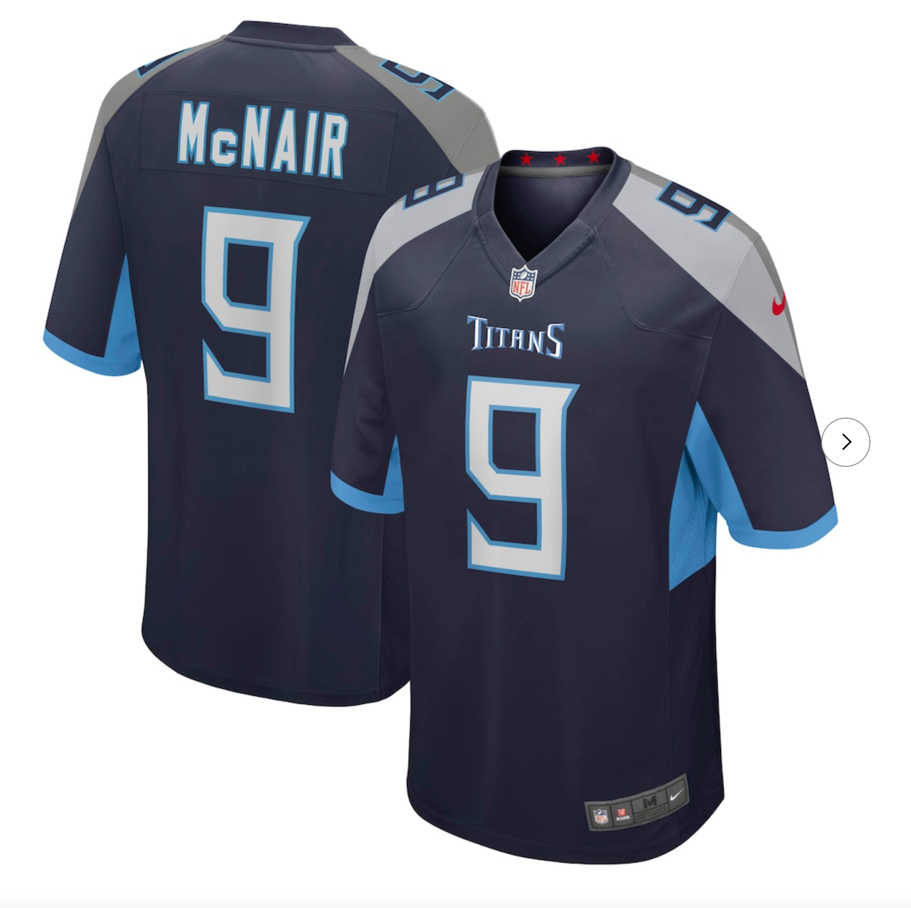 Steve McNair Tennessee Titans Nike Game Retired Player Jersey - Navy