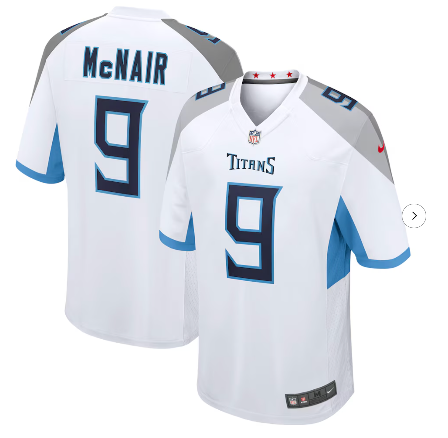 Steve McNair Tennessee Titans Nike Retired Player Game Jersey - White