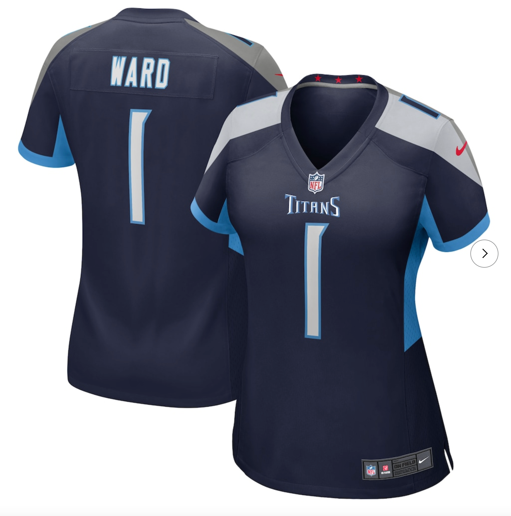 Cameron Ward Tennessee Titans Nike Women's 2025 NFL Draft First Round Pick Alternate Game Jersey - Navy