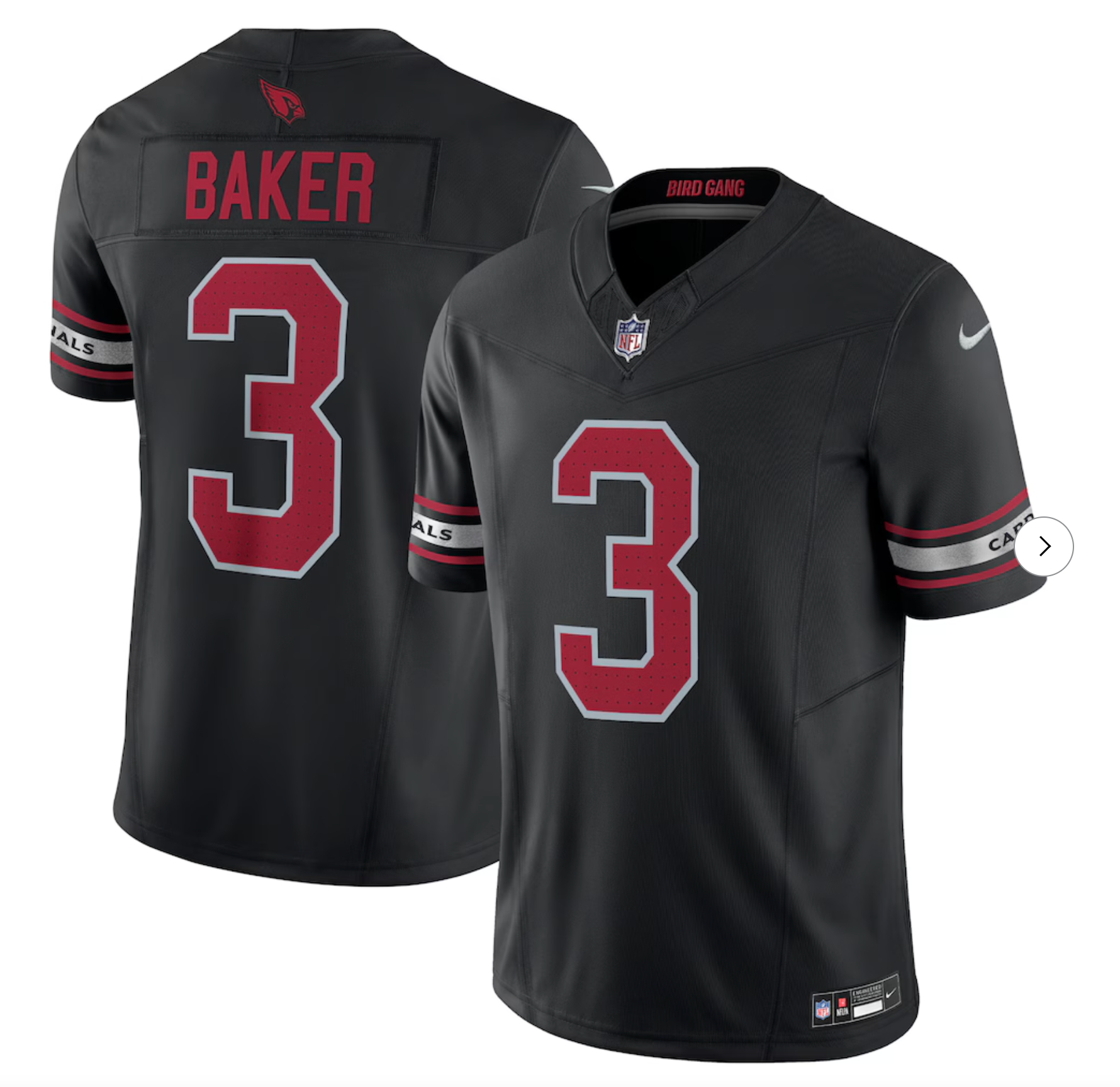 Budda Baker Arizona Cardinals Nike Vapor F.U.S.E. Limited Jersey - Black