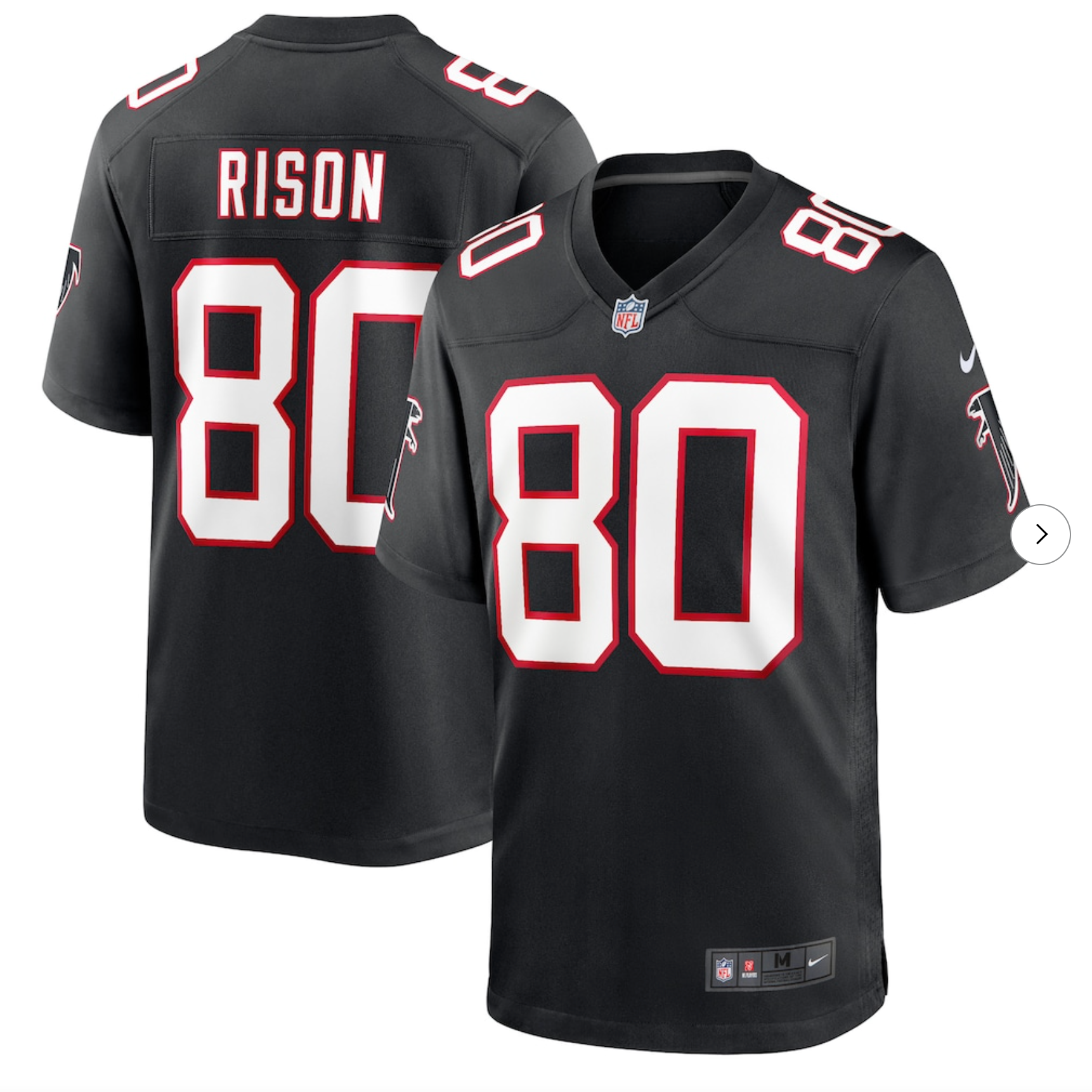 Andre Rison Atlanta Falcons Nike Retired Player Jersey - Black