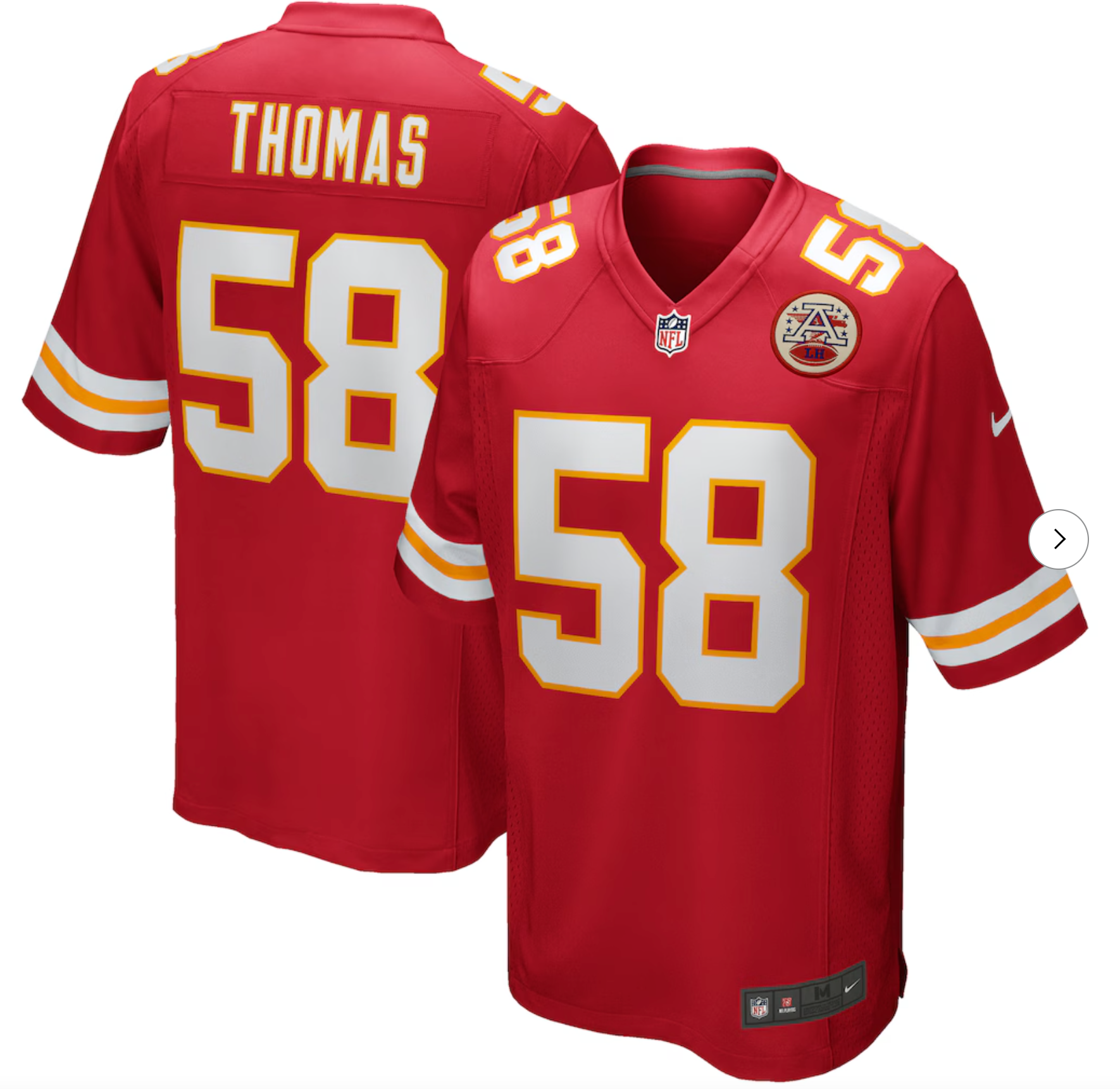 Derrick Thomas Kansas City Chiefs Nike Game Retired Player Jersey - Red