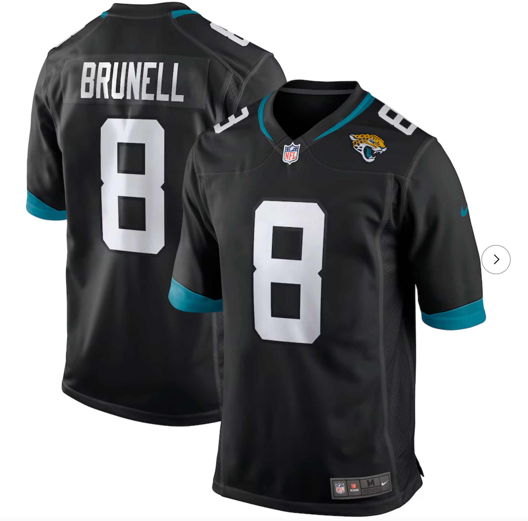 Mark Brunell Jacksonville Jaguars Nike Retired Player Alternate Game Jersey - Black