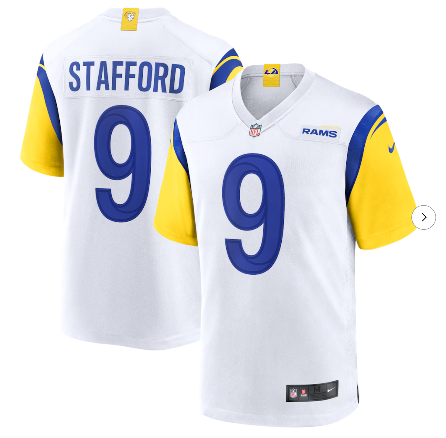 Matthew Stafford Los Angeles Rams Nike Alternate Game Jersey - White
