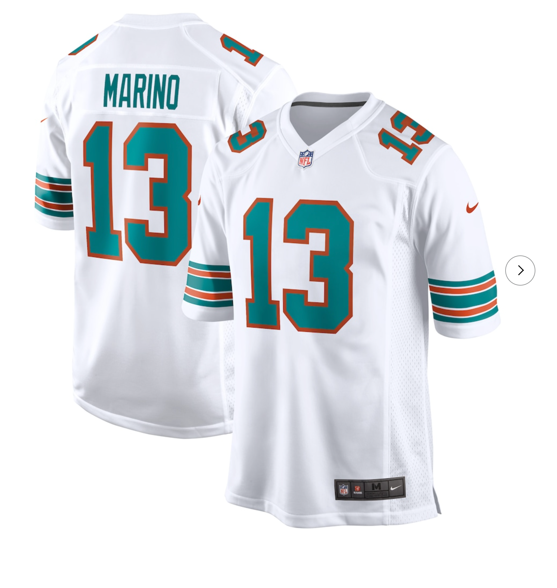 Dan Marino Miami Dolphins Nike Retired Player Jersey - White