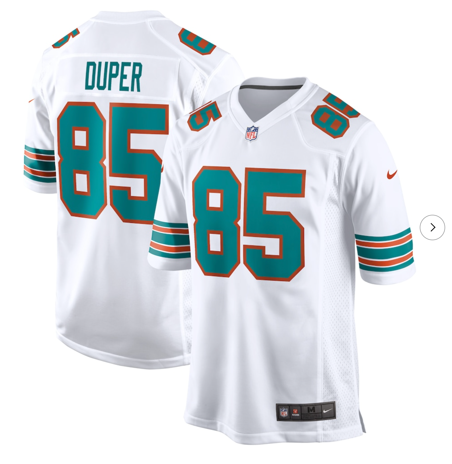 Mark Duper Miami Dolphins Nike Retired Player Jersey - White