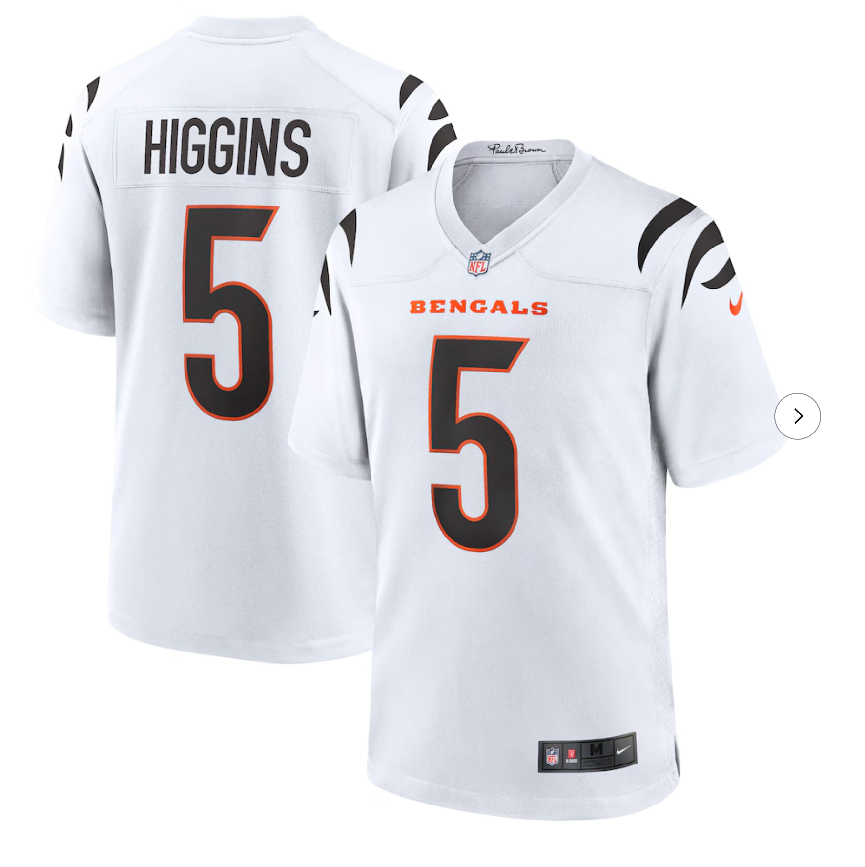 Tee Higgins Cincinnati Bengals Nike Game Jersey - White