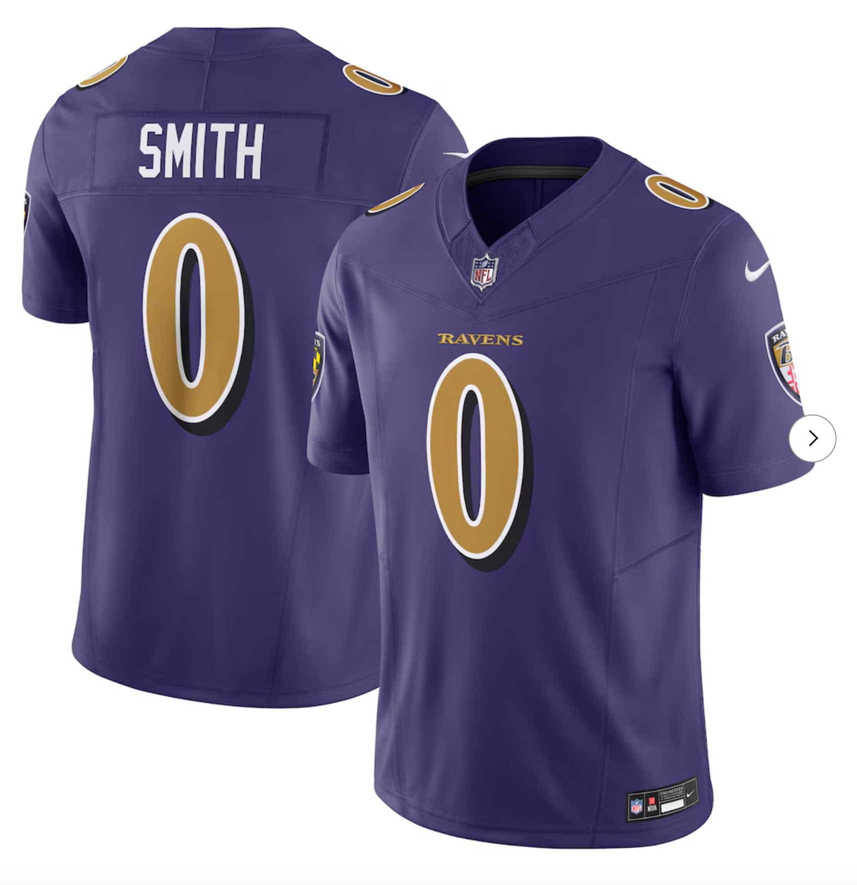 Roquan Smith Baltimore Ravens Nike Alternate 2 Vapor F.U.S.E. Limited Jersey - Purple