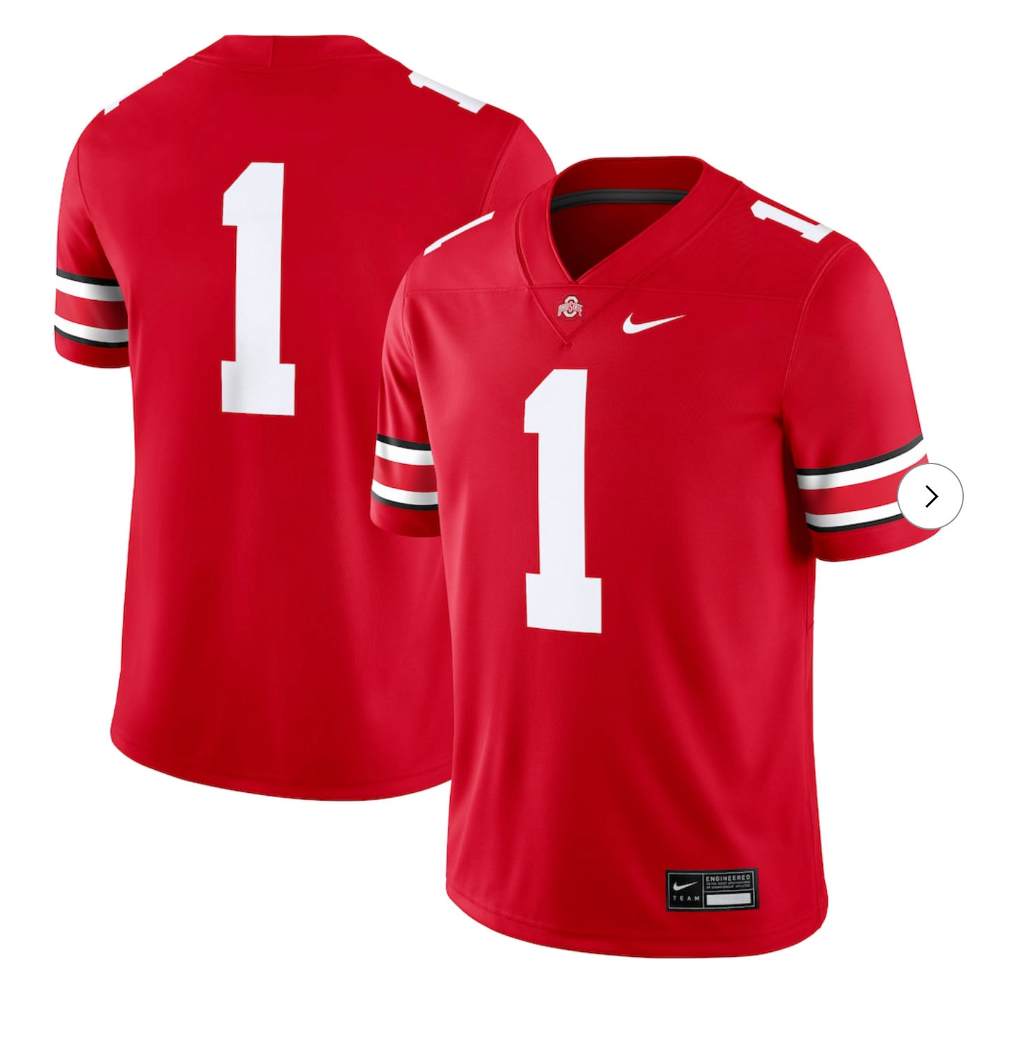 #1 Ohio State Buckeyes Nike Game Jersey - Scarlet
