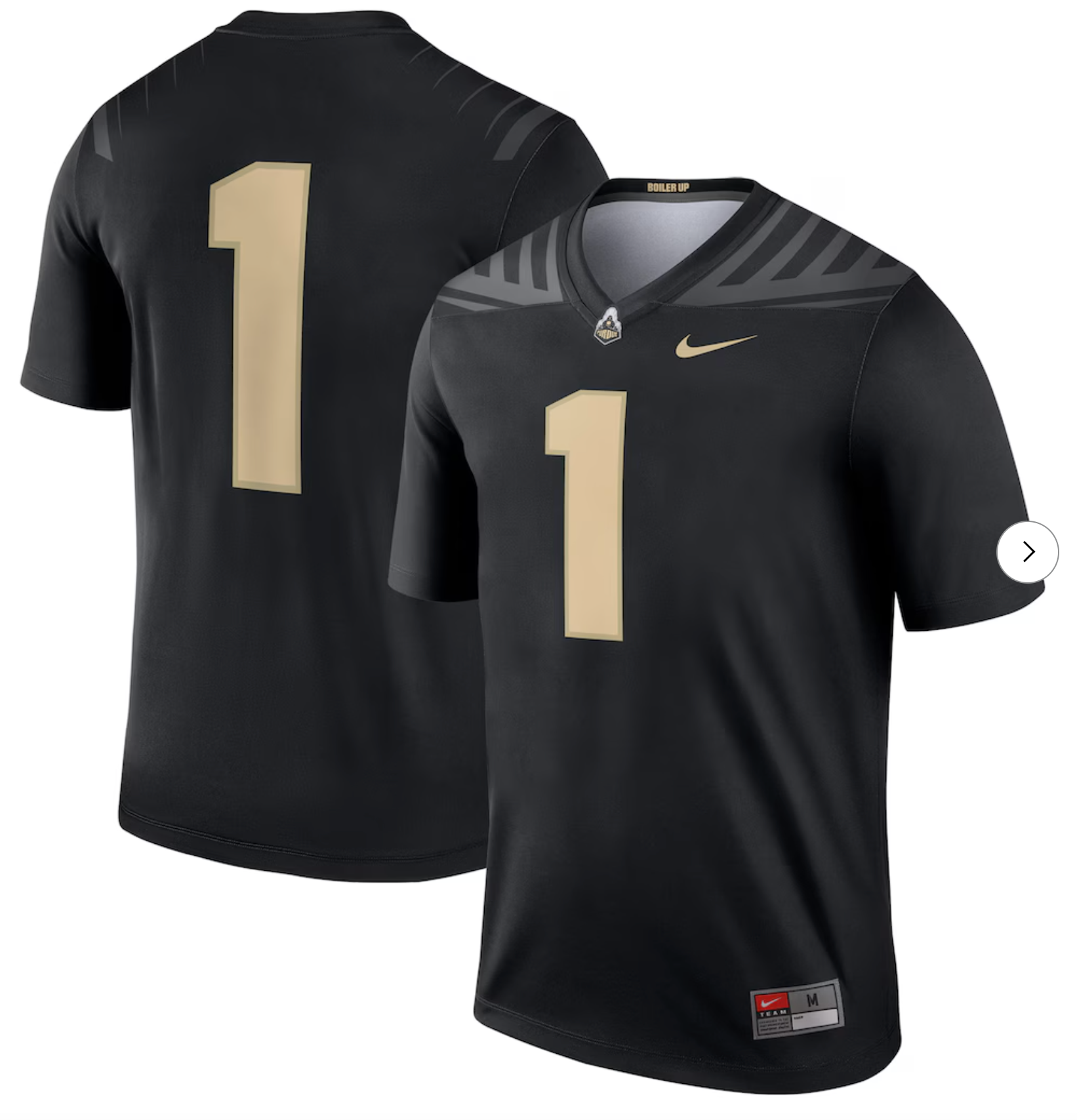 #1 Purdue Boilermakers Nike Legend Jersey - Black