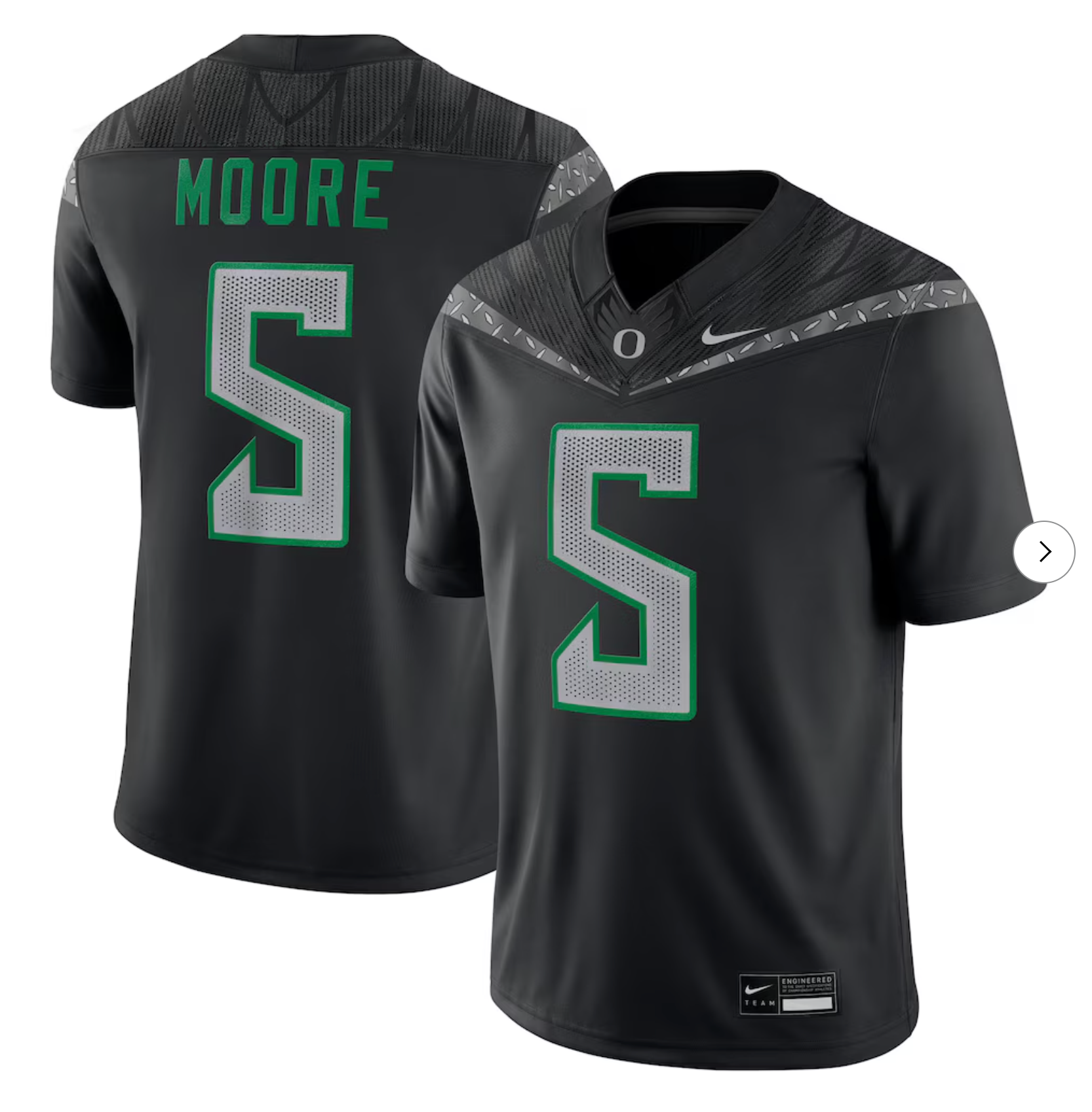 Dante Moore Oregon Ducks Nike Home NIL Football Game Jersey - Black