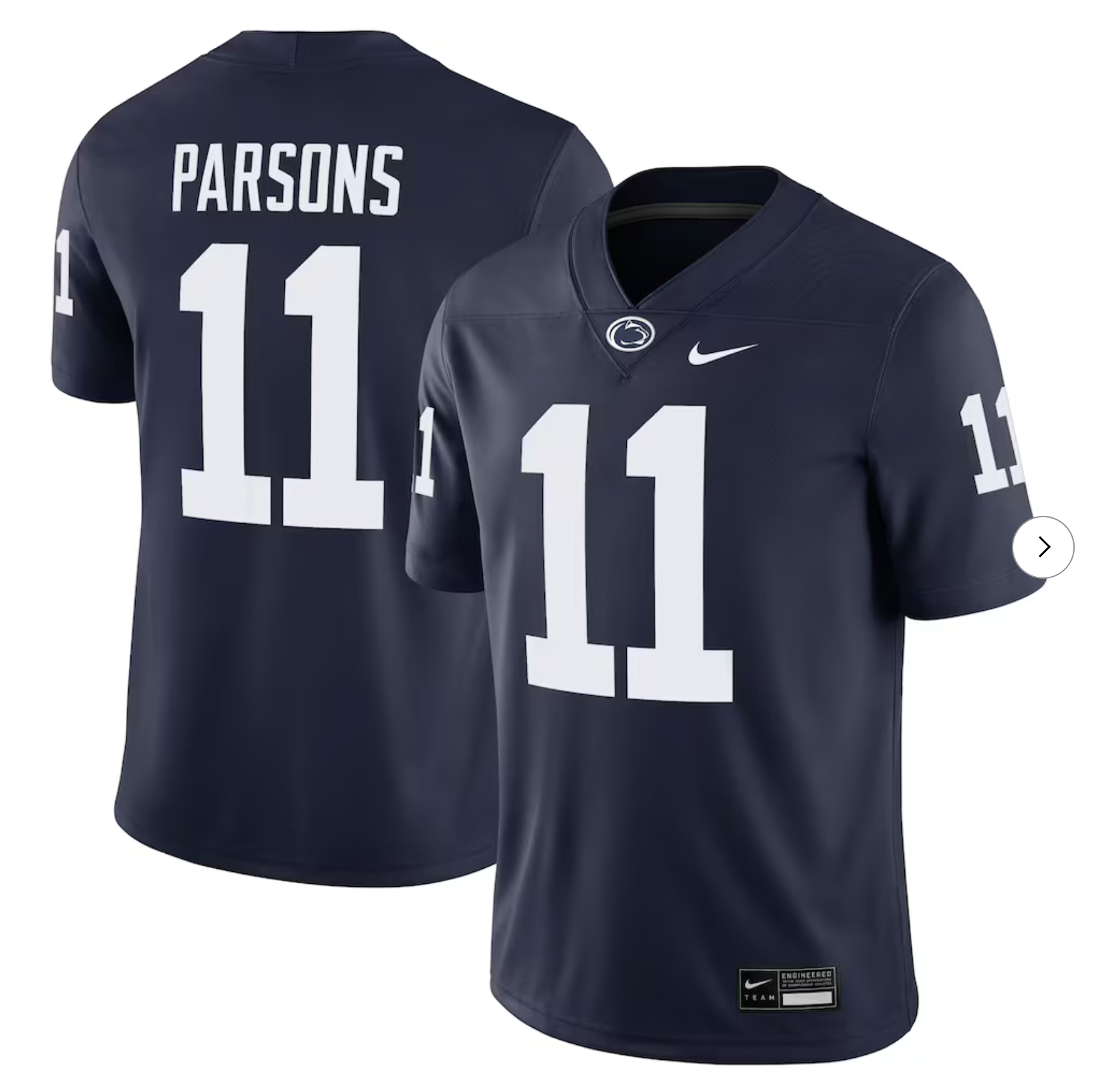 Micah Parsons Penn State Nittany Lions Nike Alumni Game Jersey - Navy